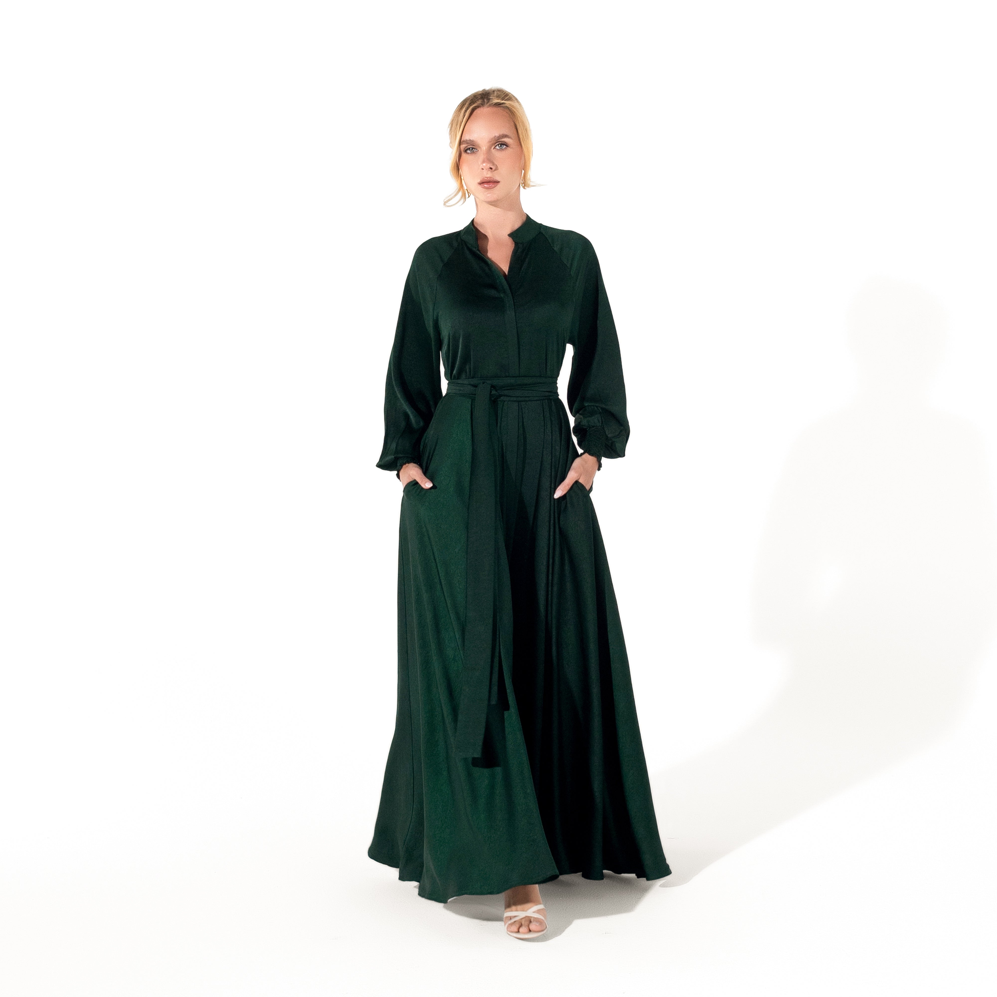 Helen Dress | Emerald Green Black Swan Fashion