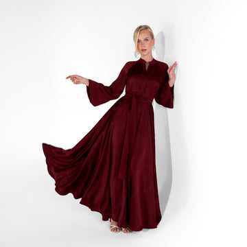 Helen Dress | Dark Red Black Swan Fashion