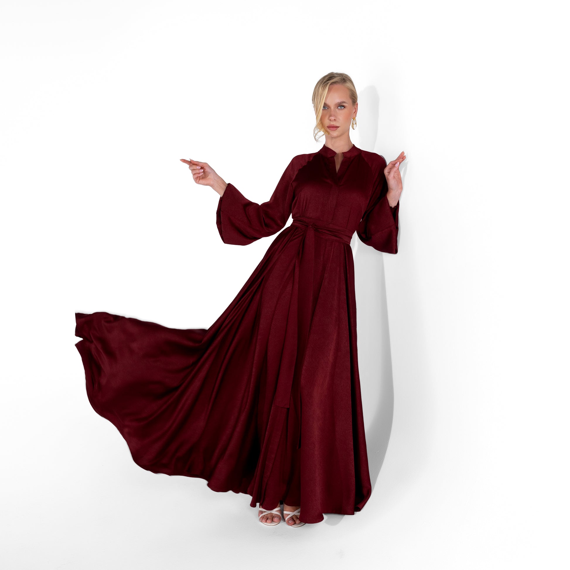 Helen Dress | Dark Red Black Swan Fashion