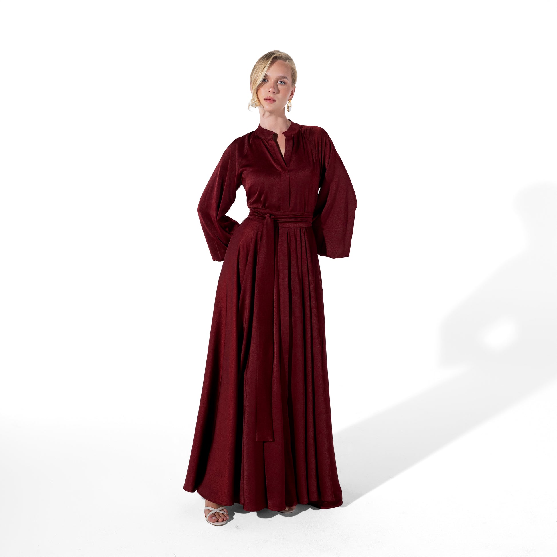 Helen Dress | Dark Red Black Swan Fashion