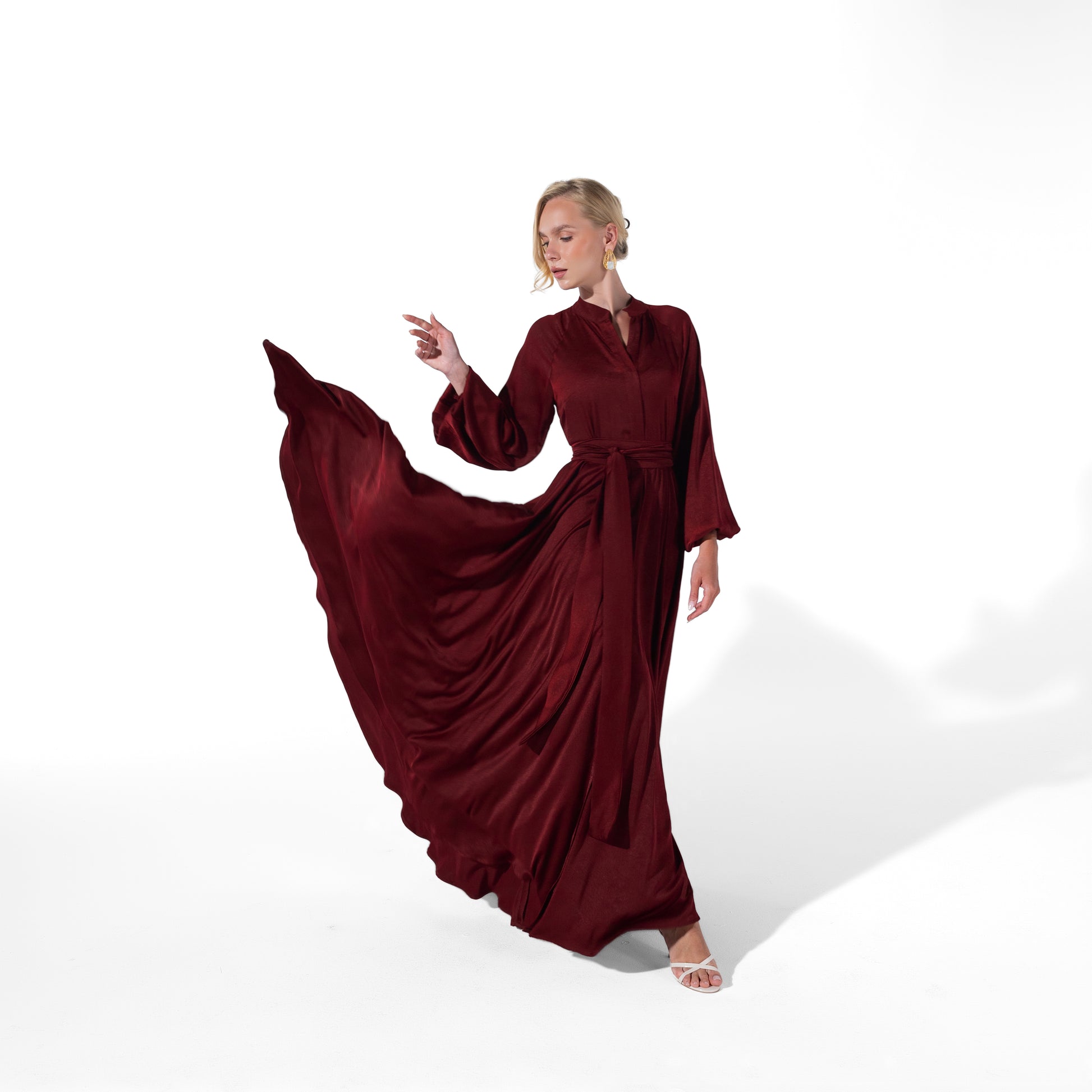 Helen Dress | Dark Red Black Swan Fashion