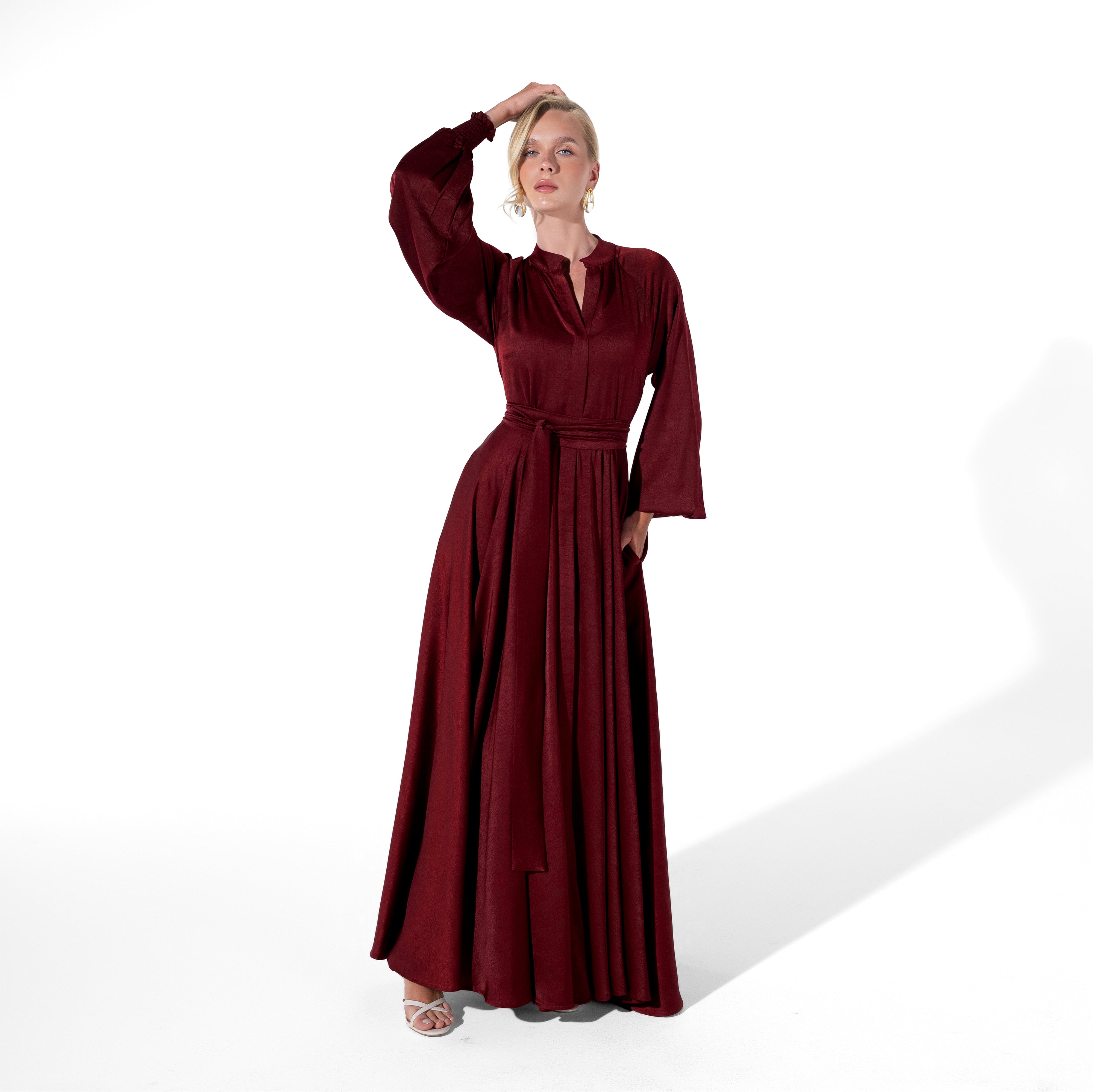 Helen Dress | Dark Red Black Swan Fashion
