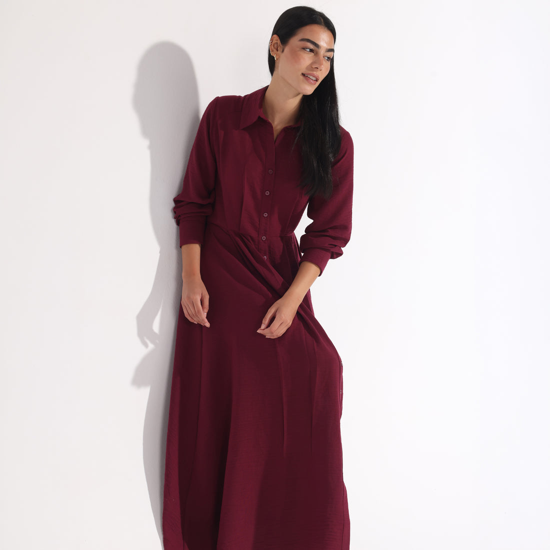 Artemis Dress | Dark Red