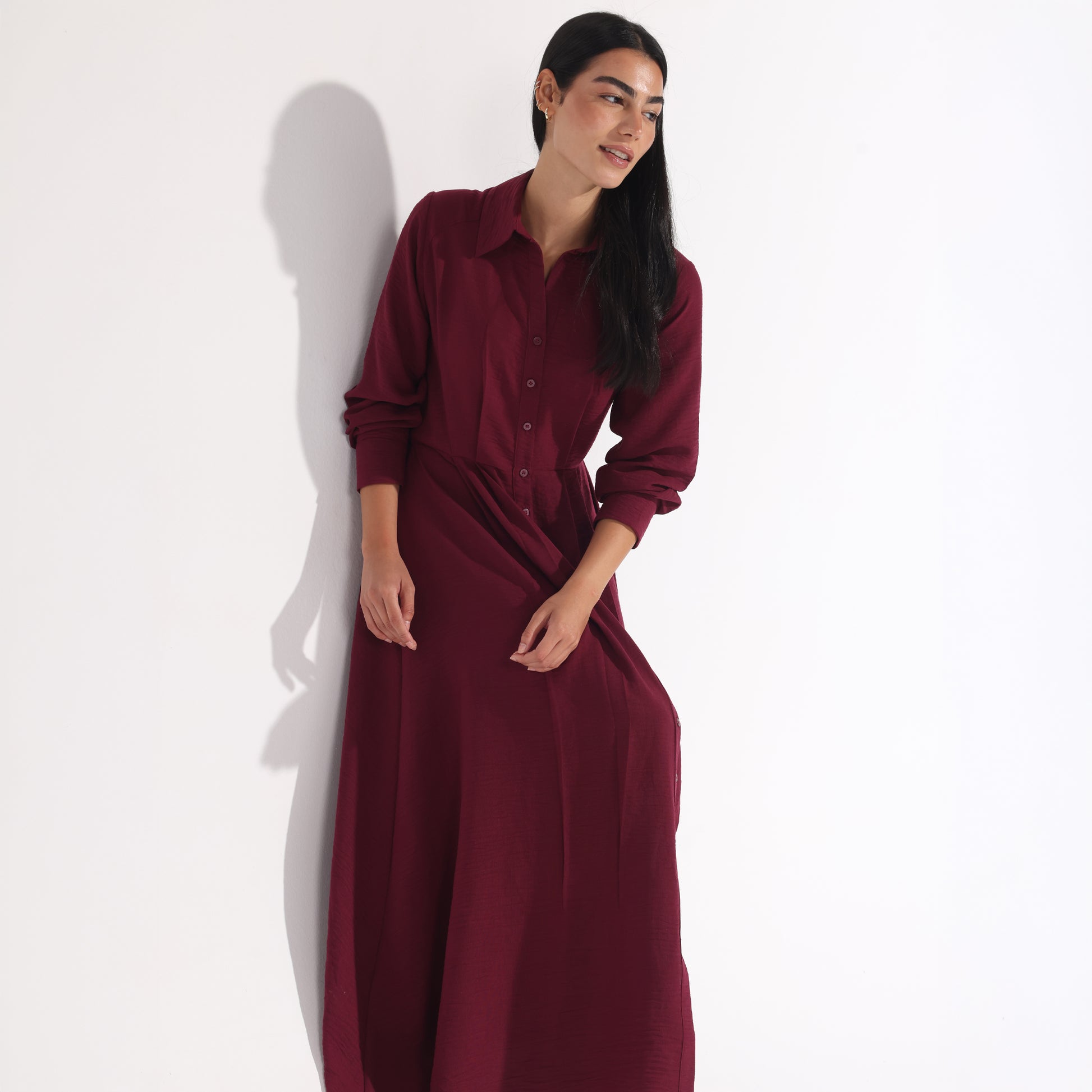 Artemis Dress | Dark Red Black Swan Fashion