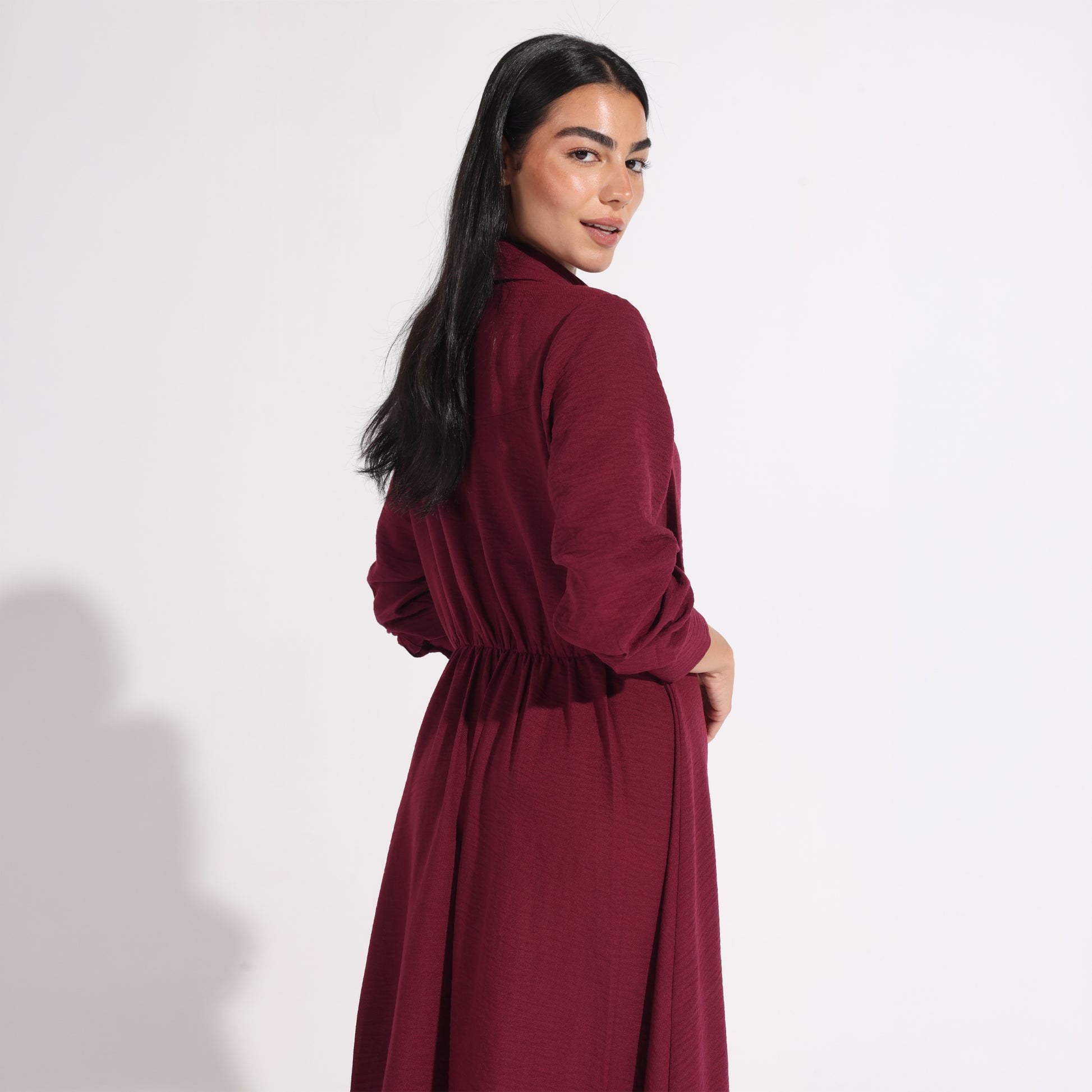 Artemis Dress | Dark Red Black Swan Fashion