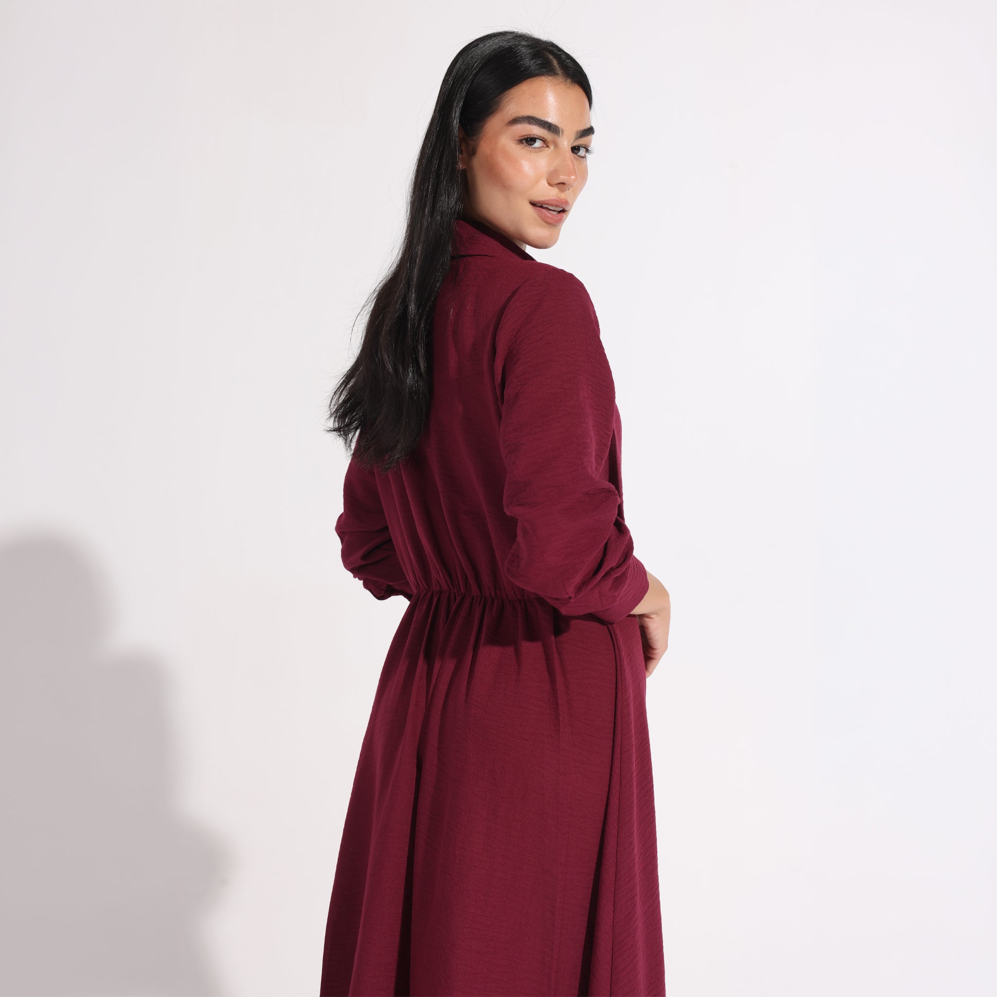Artemis Dress | Dark Red Black Swan Fashion