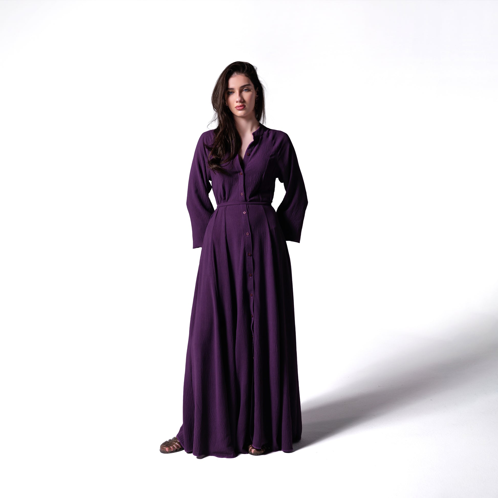 Isabelle Dress | Purple Black Swan Fashion