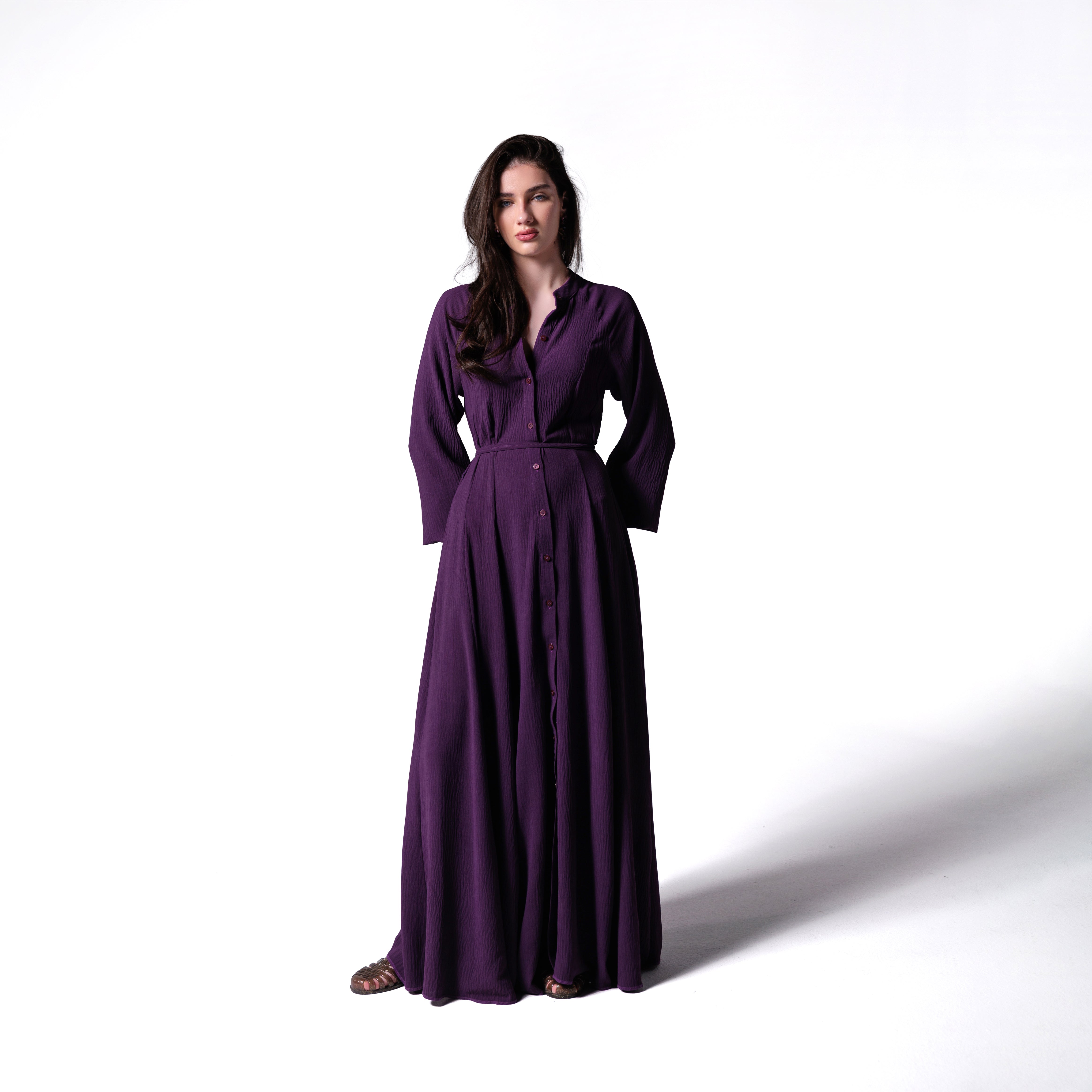 Isabelle Dress | Purple Black Swan Fashion