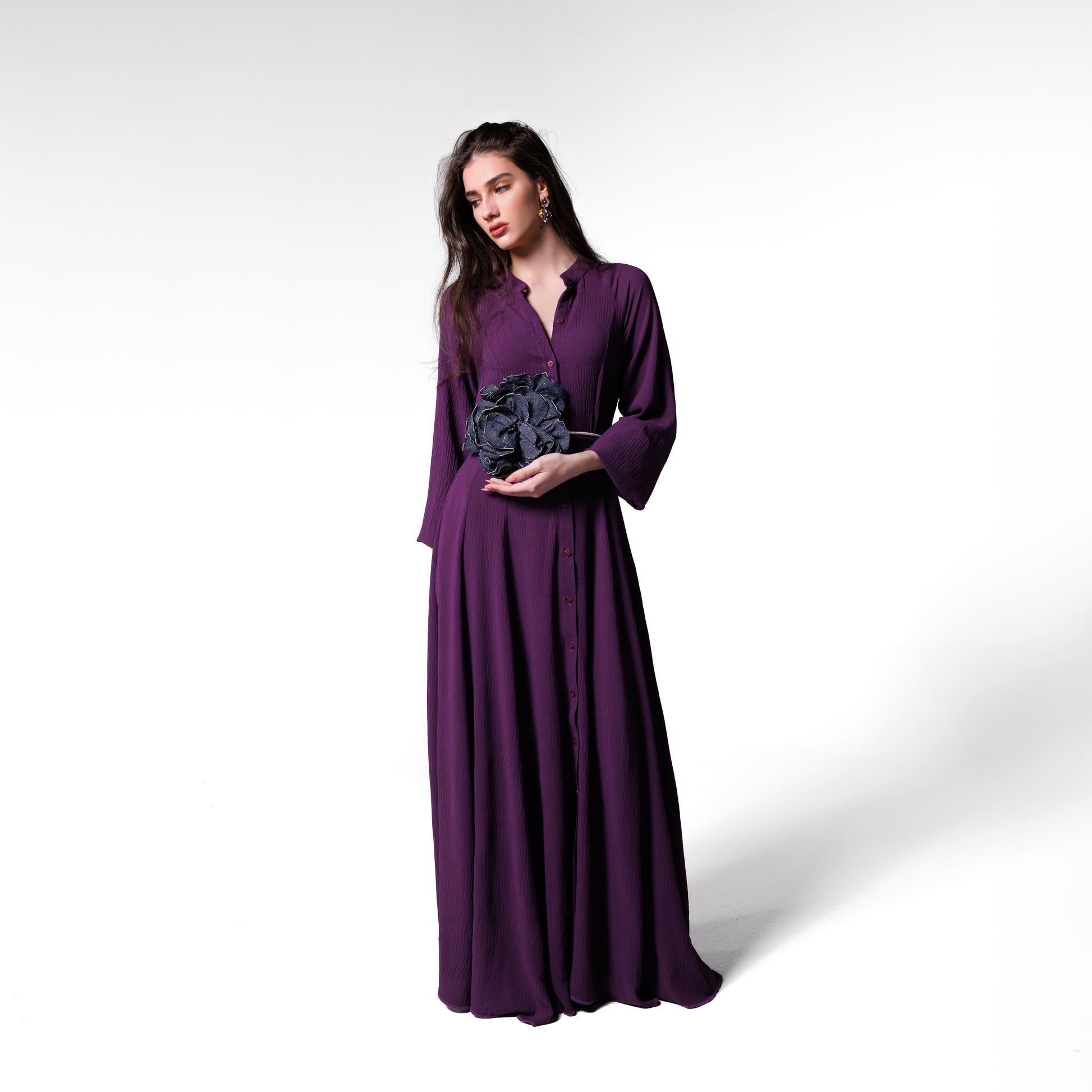 Isabelle Dress | Purple Black Swan Fashion