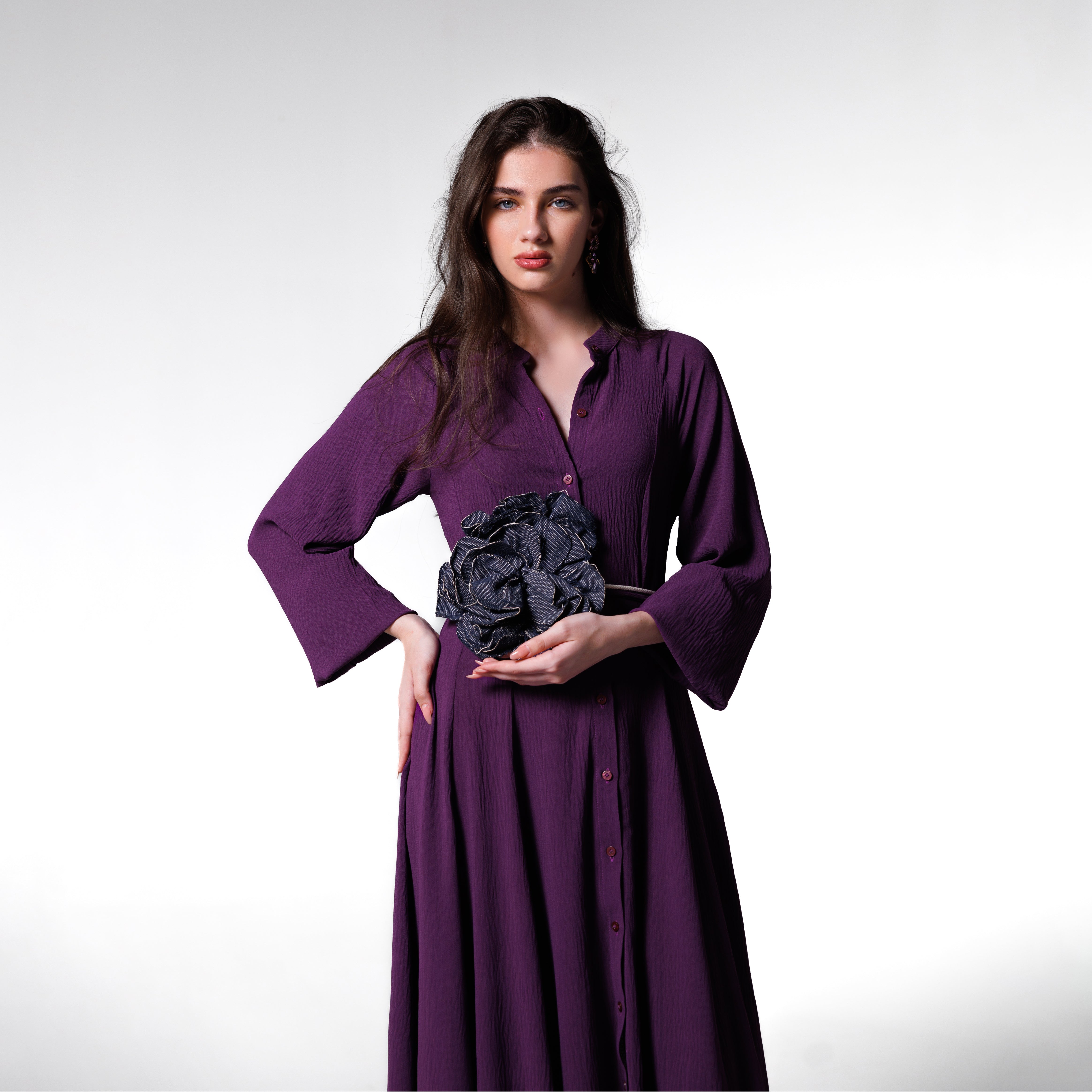 Isabelle Dress | Purple Black Swan Fashion