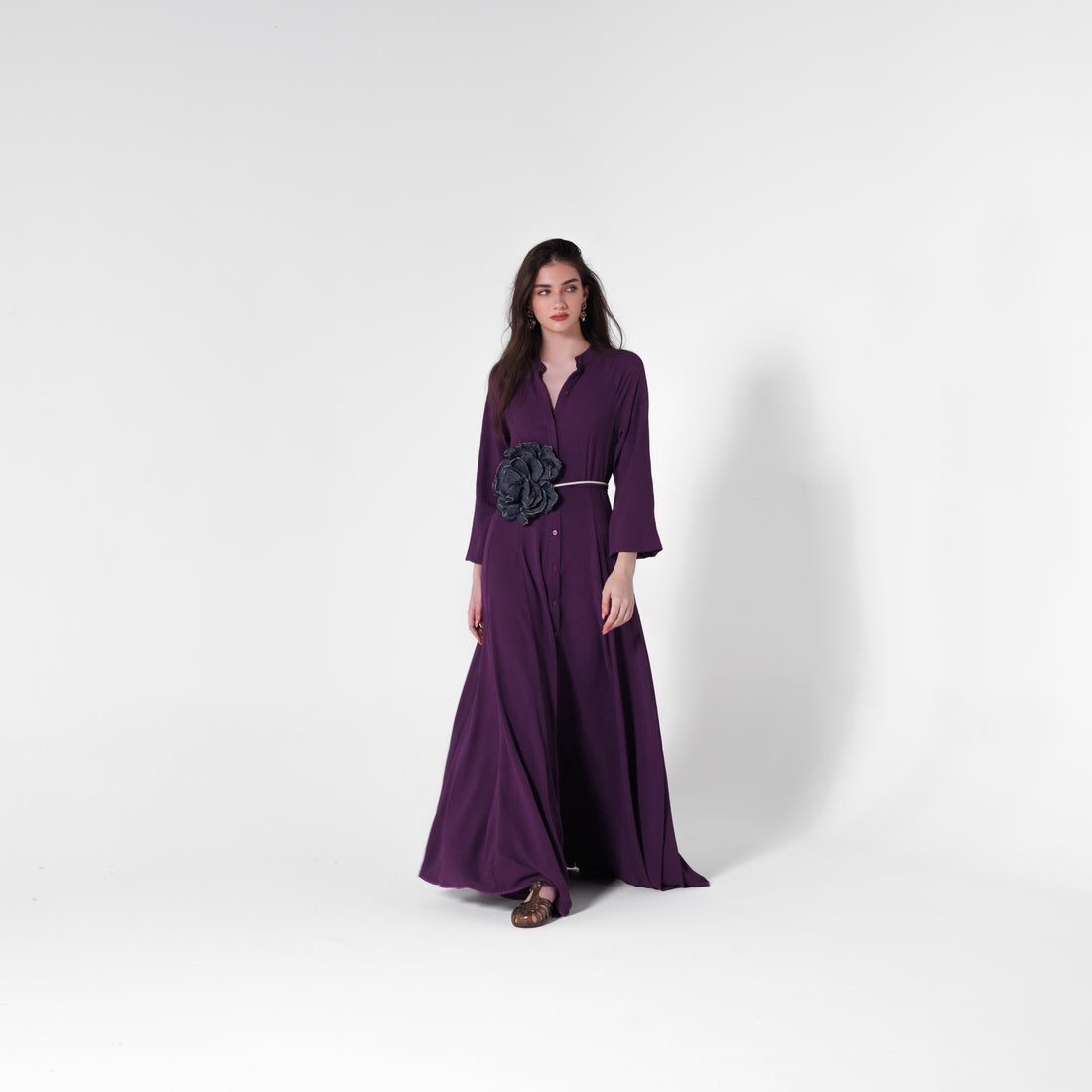Isabelle Dress | Purple Black Swan Fashion