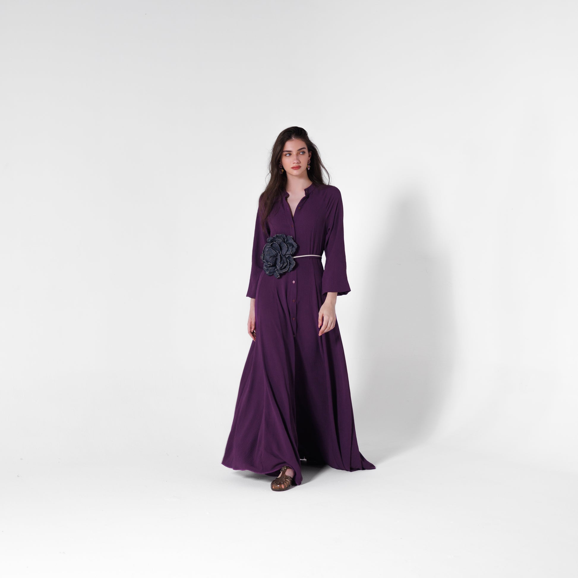 Isabelle Dress | Purple Black Swan Fashion