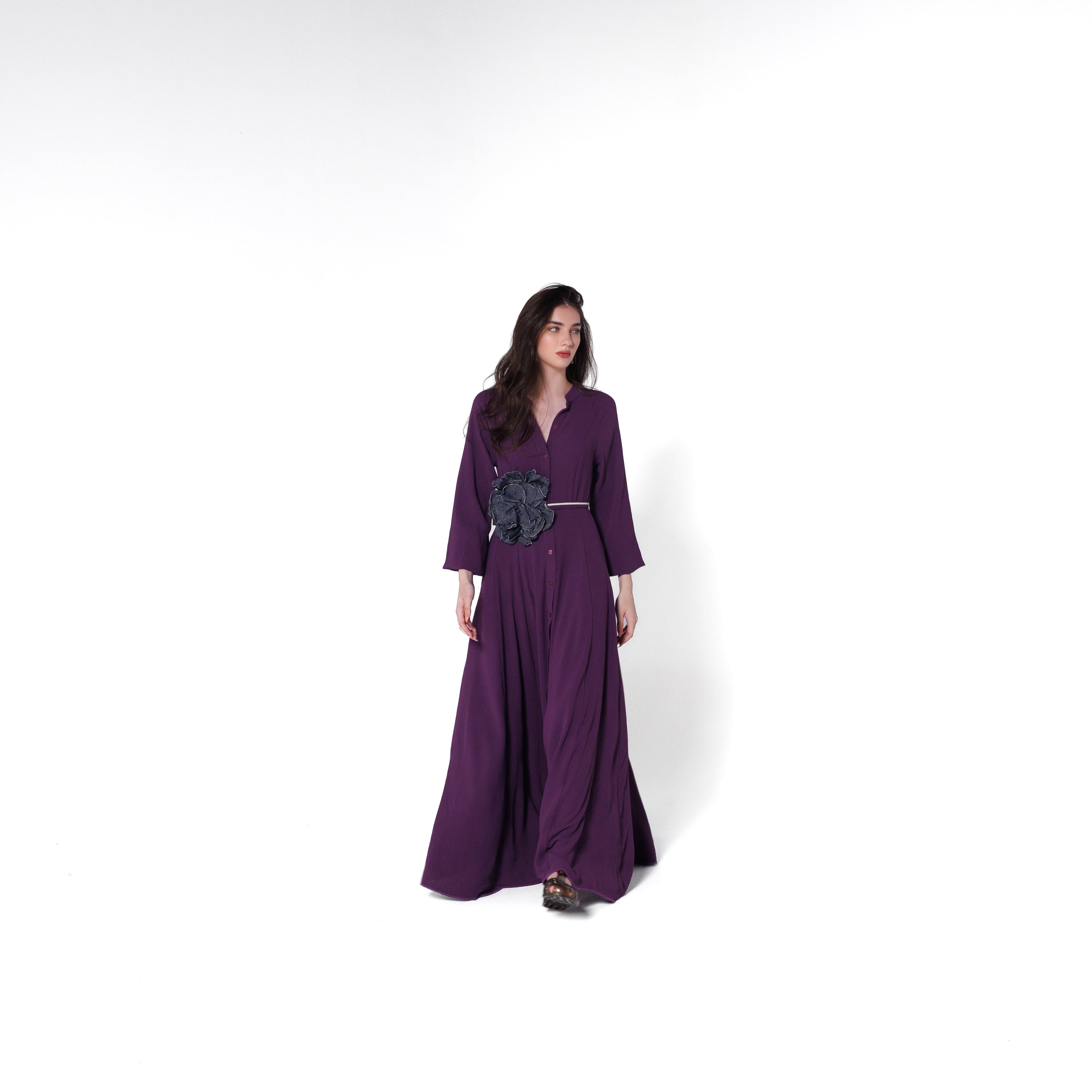 Isabelle Dress | Purple Black Swan Fashion