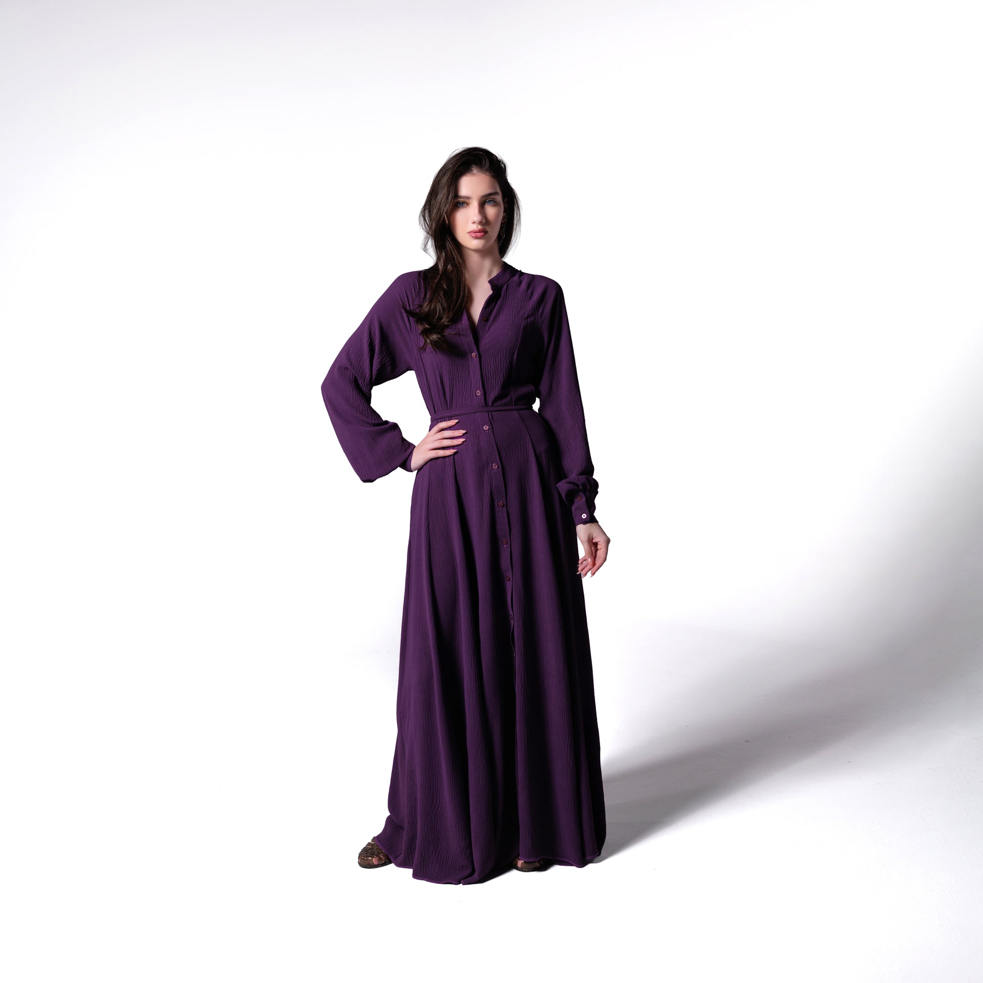 Isabelle Dress | Purple Black Swan Fashion