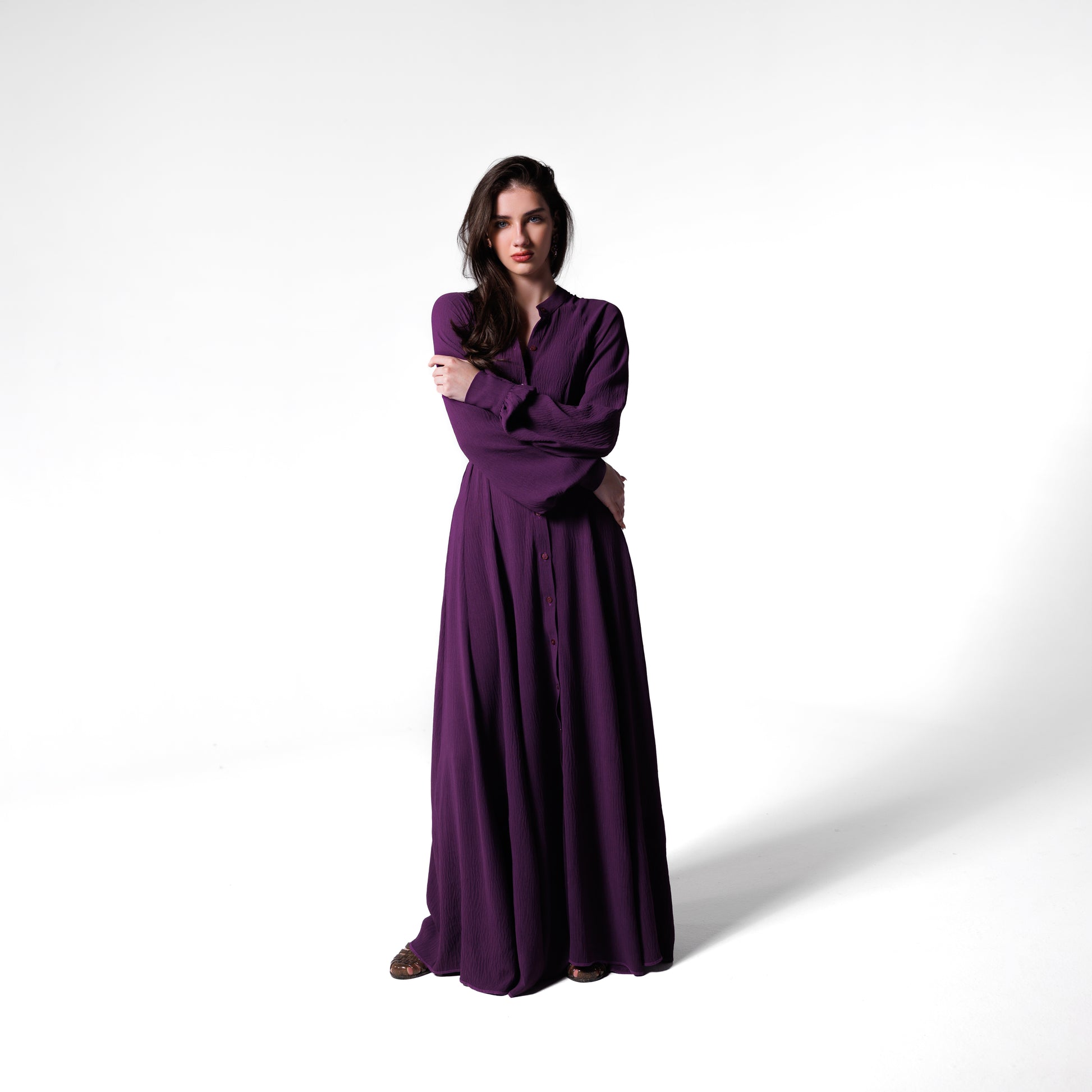 Isabelle Dress | Purple Black Swan Fashion
