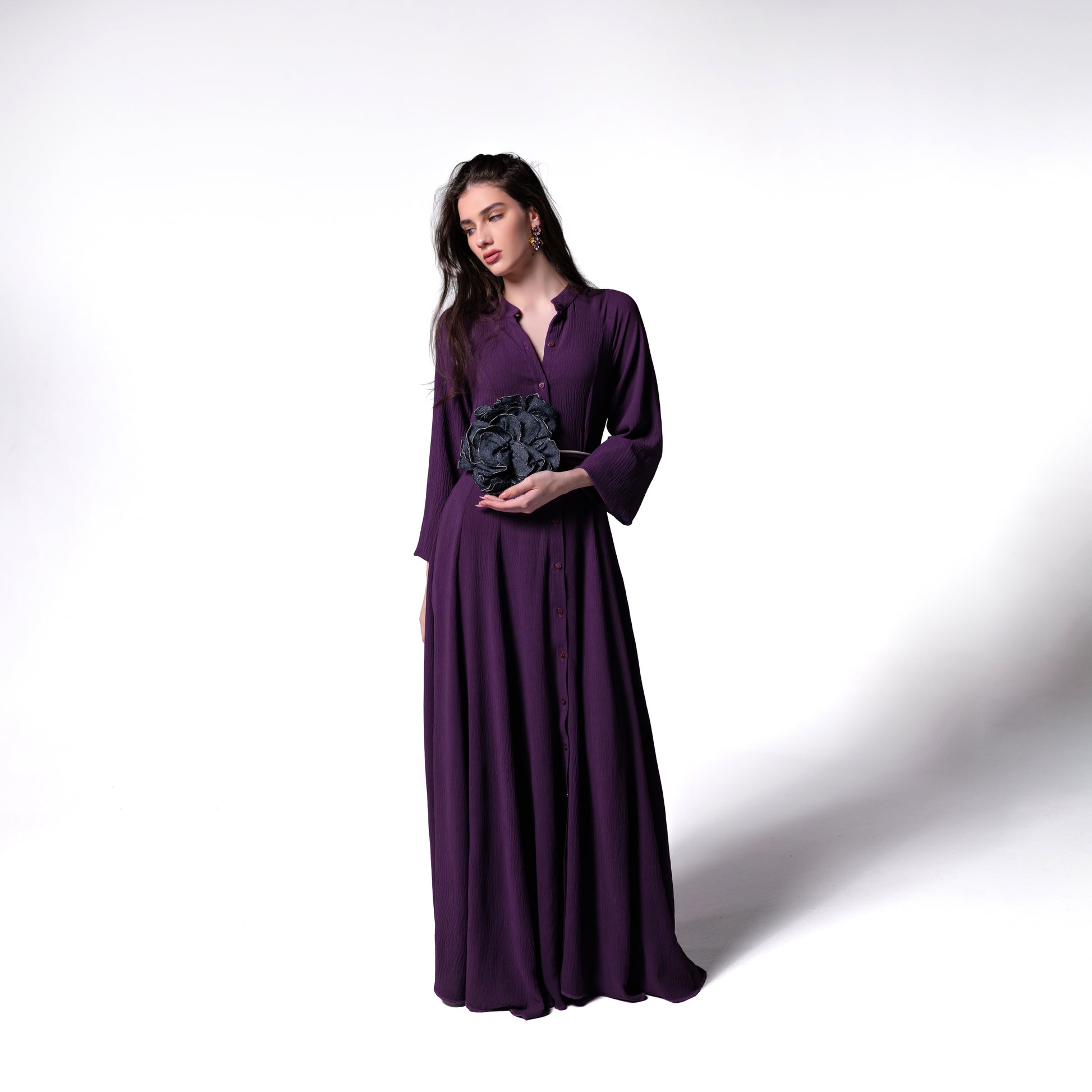 Isabelle Dress | Purple Black Swan Fashion
