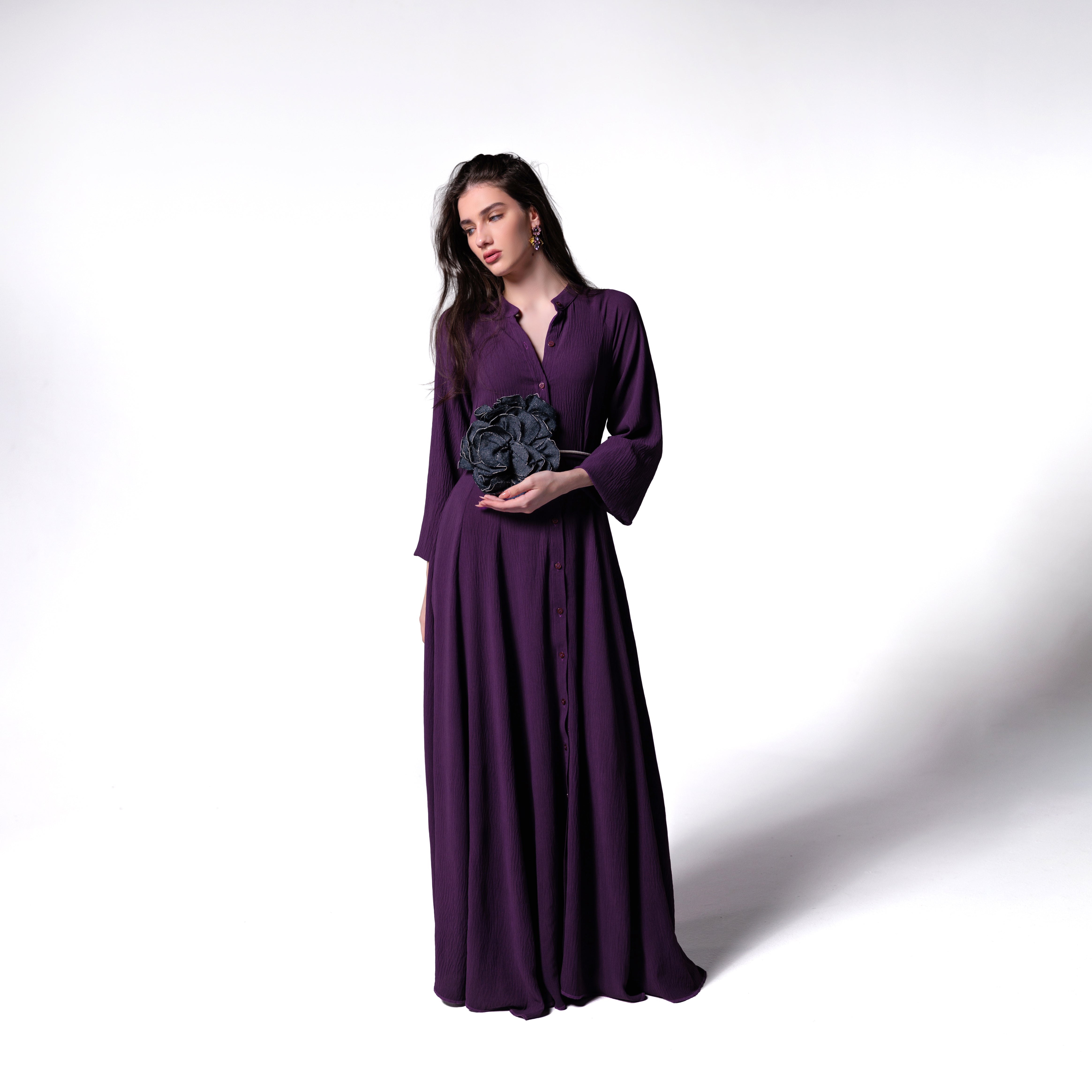Isabelle Dress | Purple Black Swan Fashion