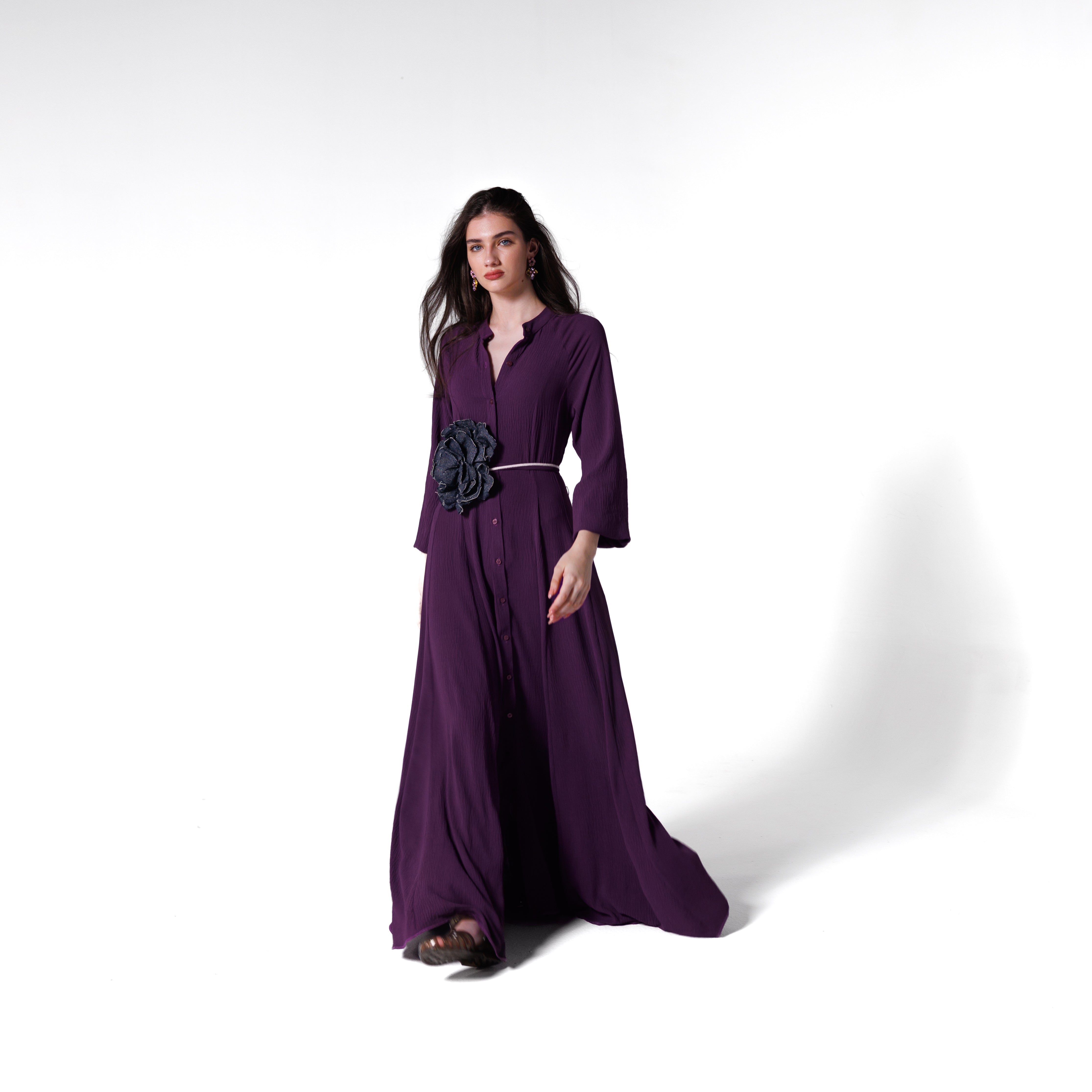 Isabelle Dress | Purple Black Swan Fashion