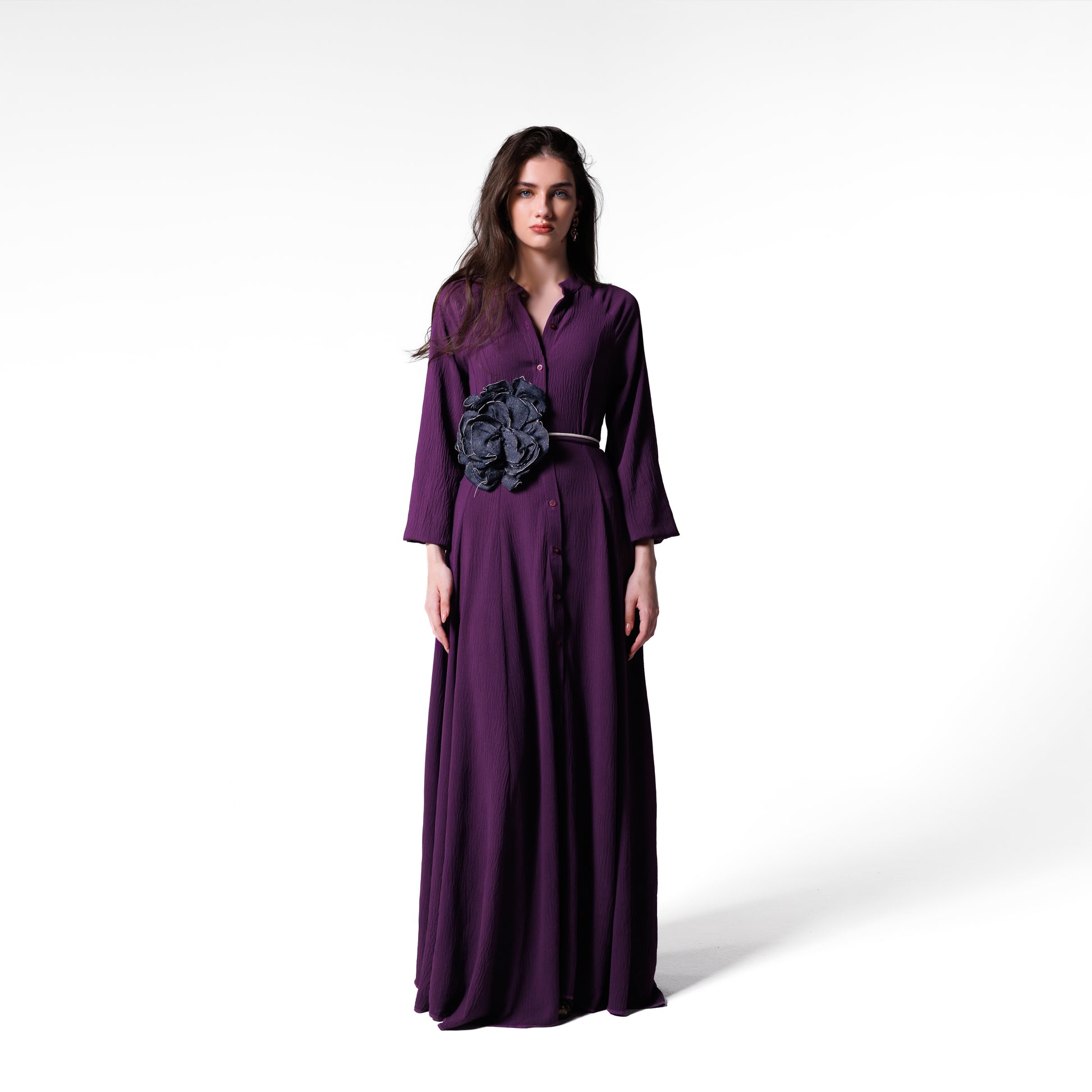 Isabelle Dress | Purple Black Swan Fashion