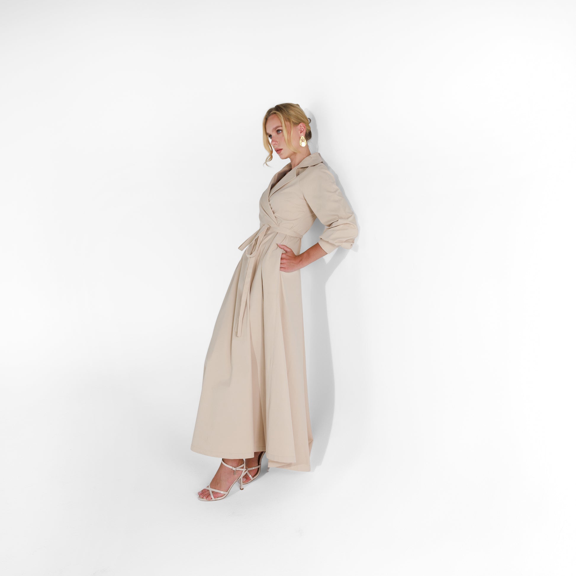 Ivy Dress | Cream Black Swan Fashion