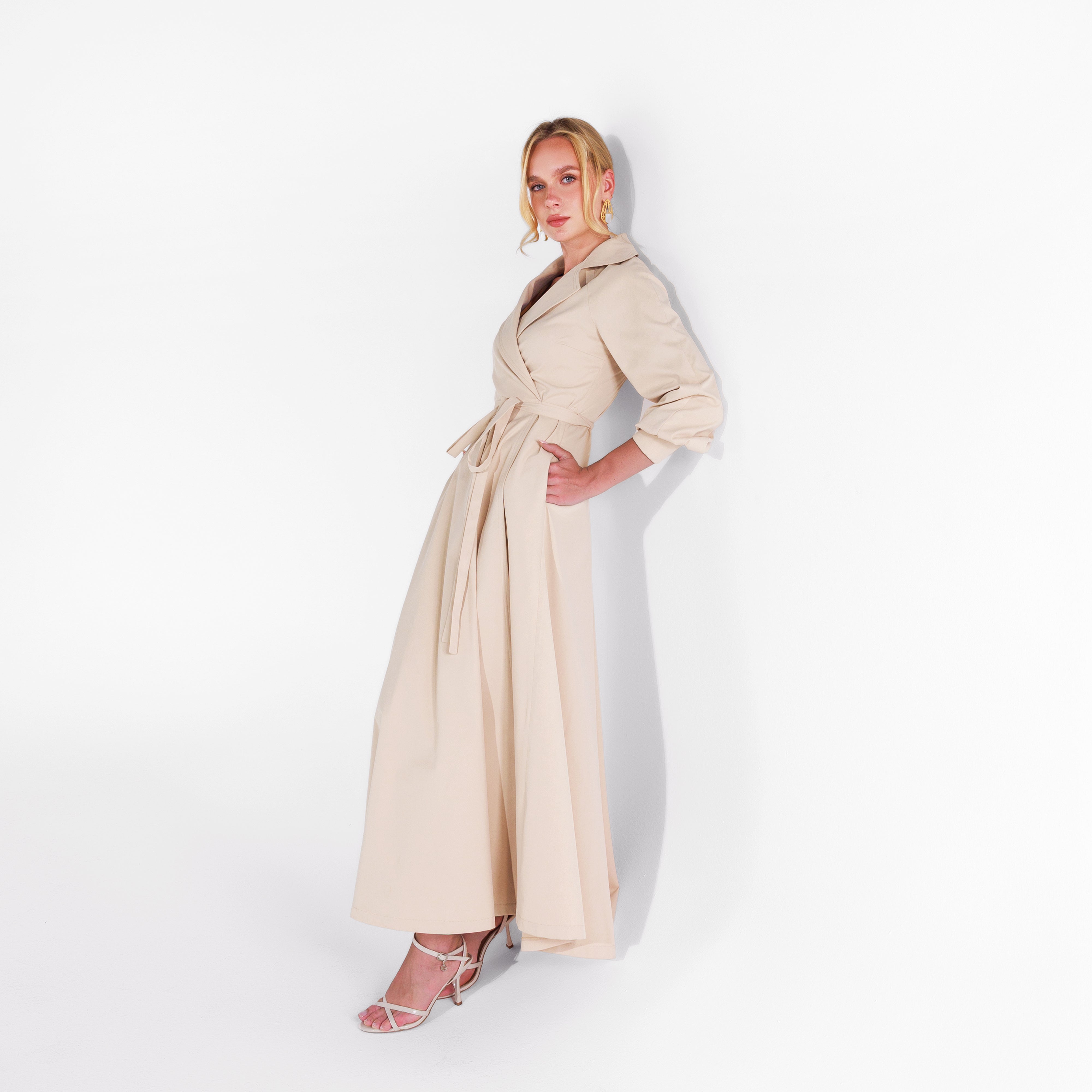 Ivy Dress | Cream Black Swan Fashion