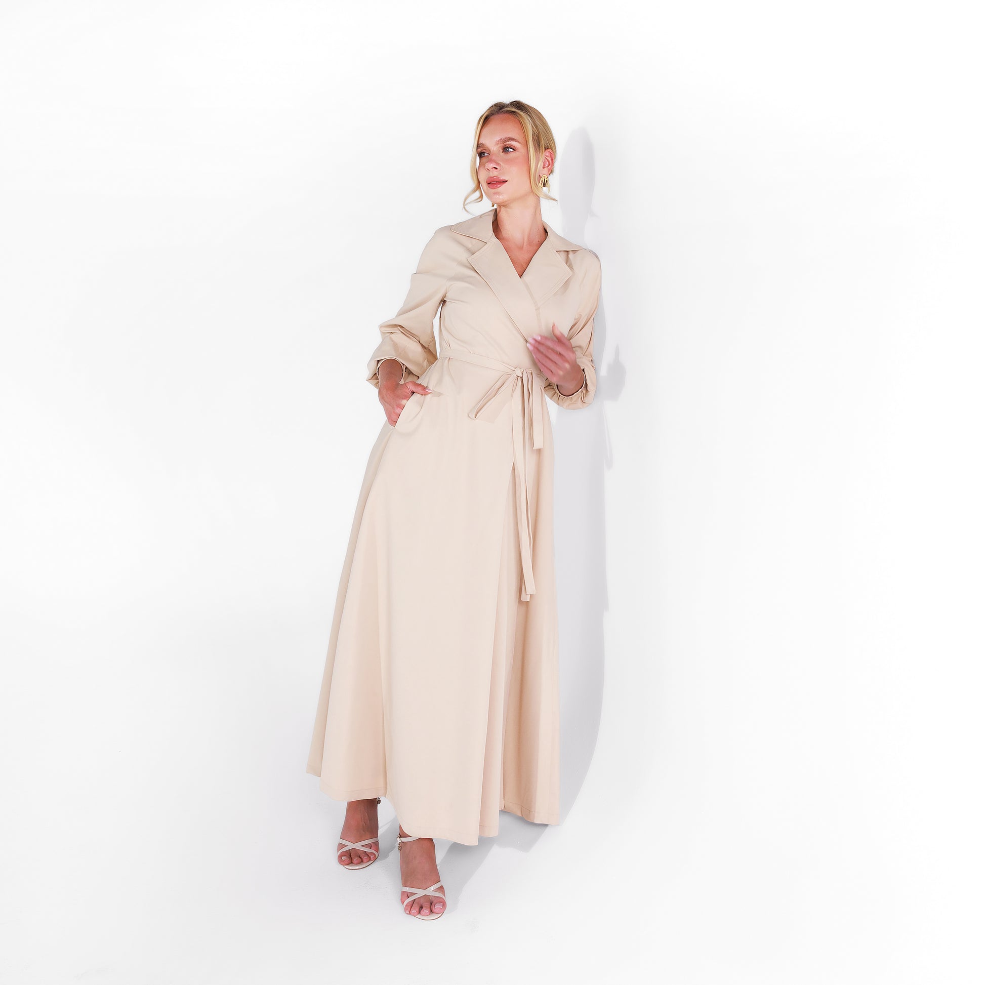 Ivy Dress | Cream Black Swan Fashion