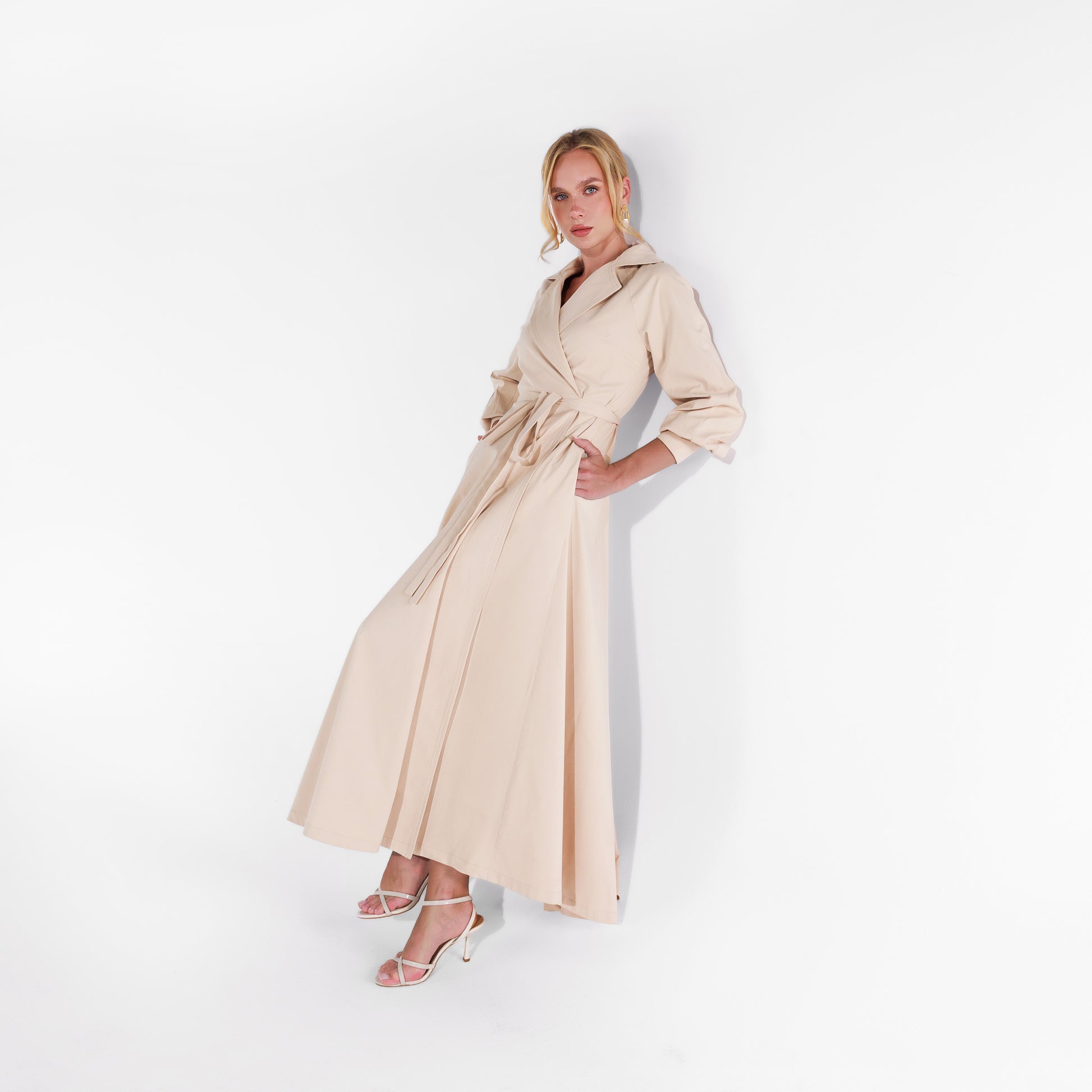 Ivy Dress | Cream Black Swan Fashion