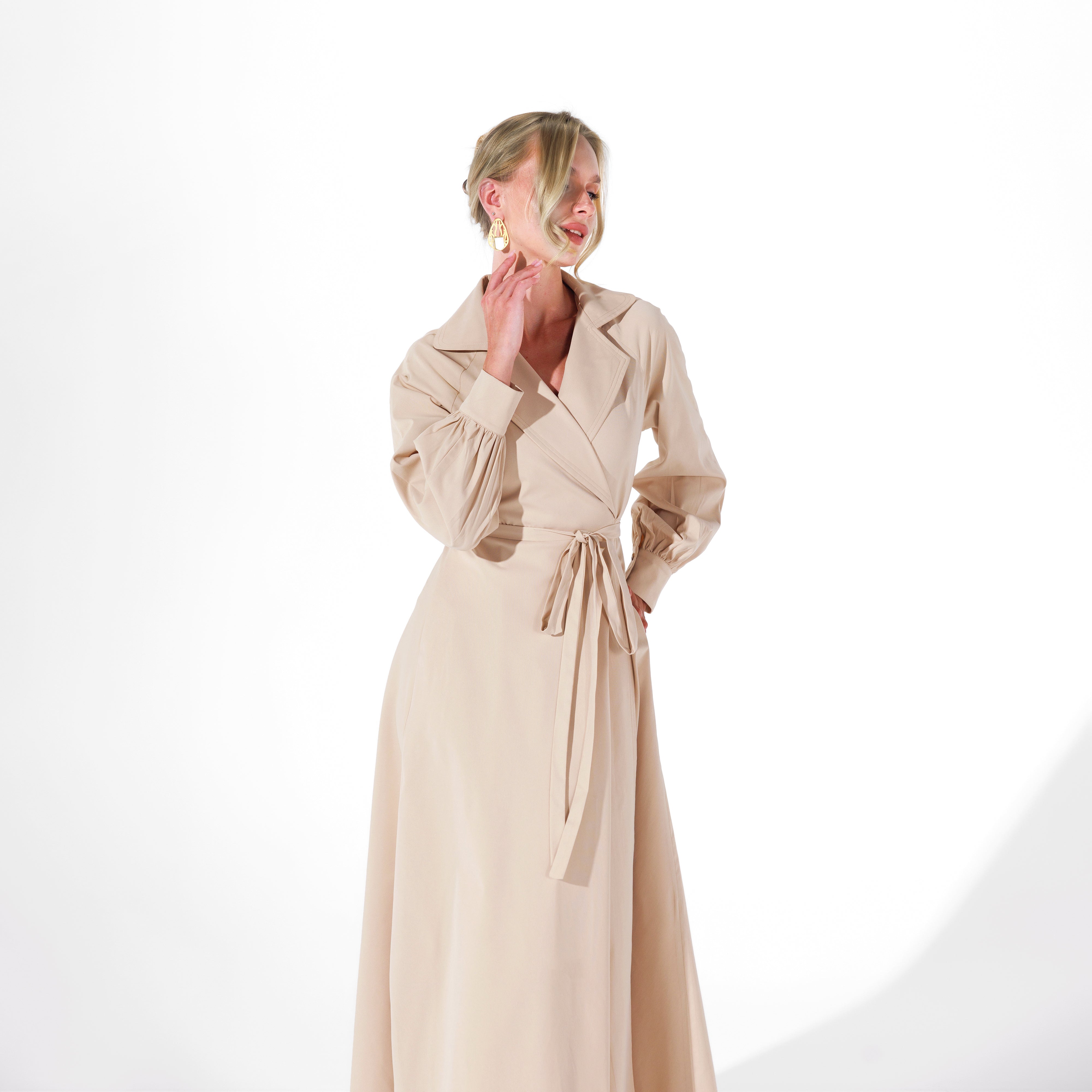 Ivy Dress | Cream Black Swan Fashion