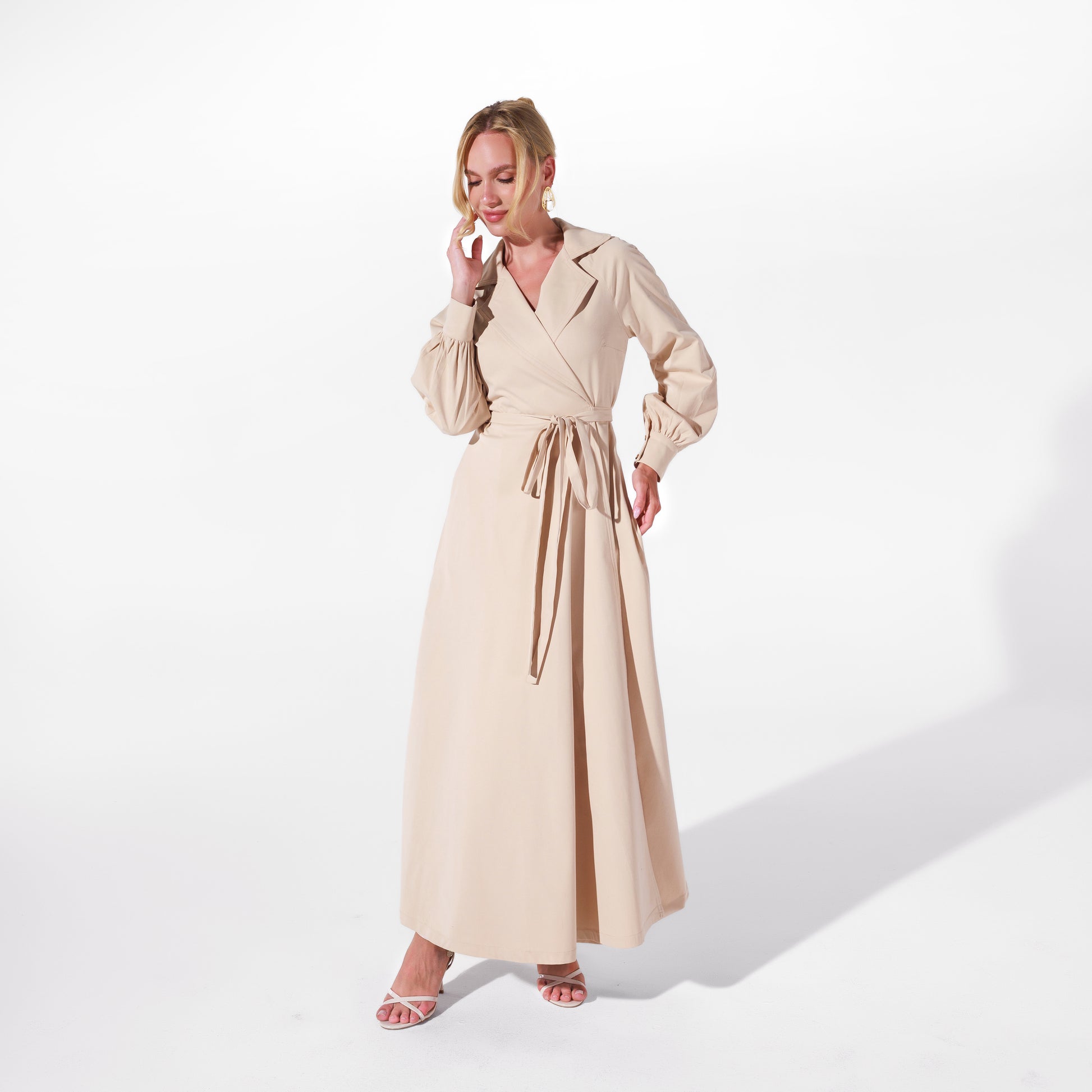 Ivy Dress | Cream Black Swan Fashion