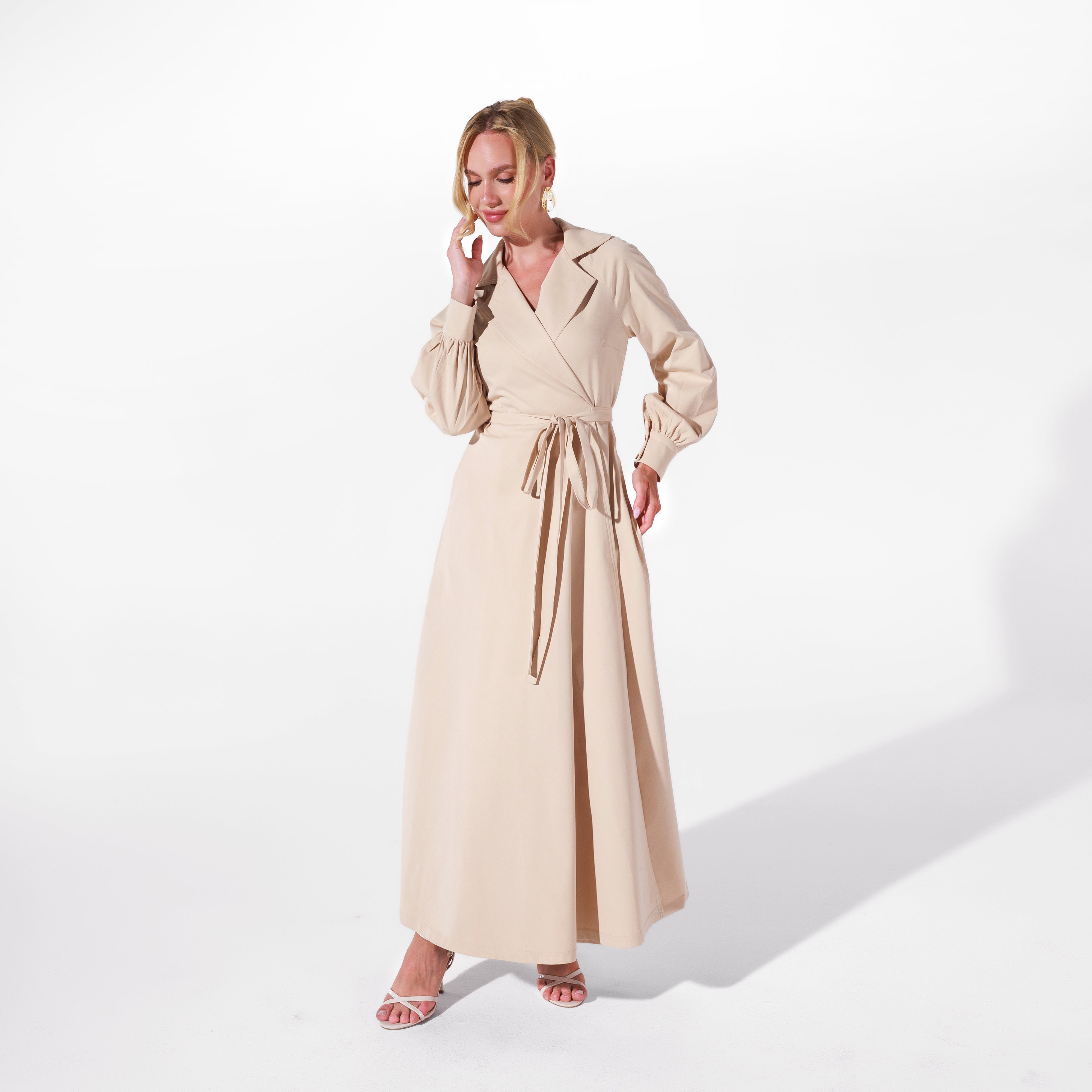 Ivy Dress | Cream Black Swan Fashion