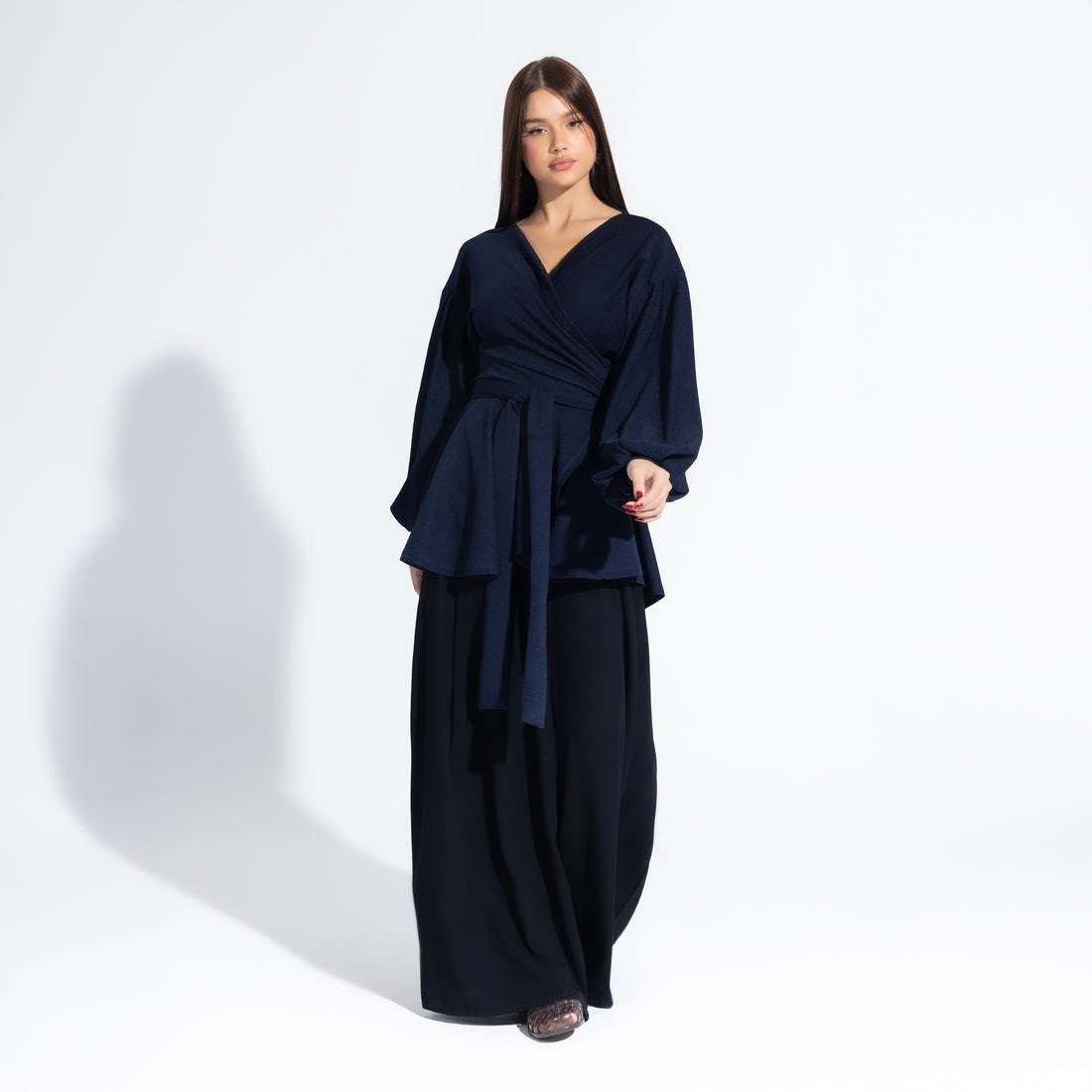 Jolly Blouse | Navy Black Swan Fashion