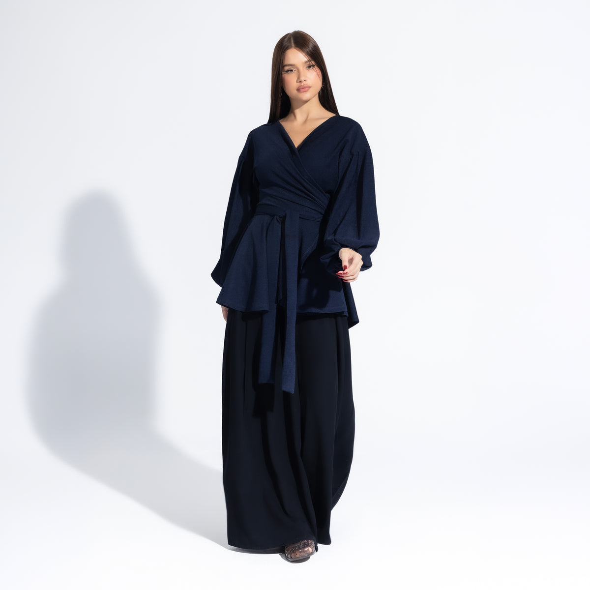 Jolly Blouse | Navy Black Swan Fashion