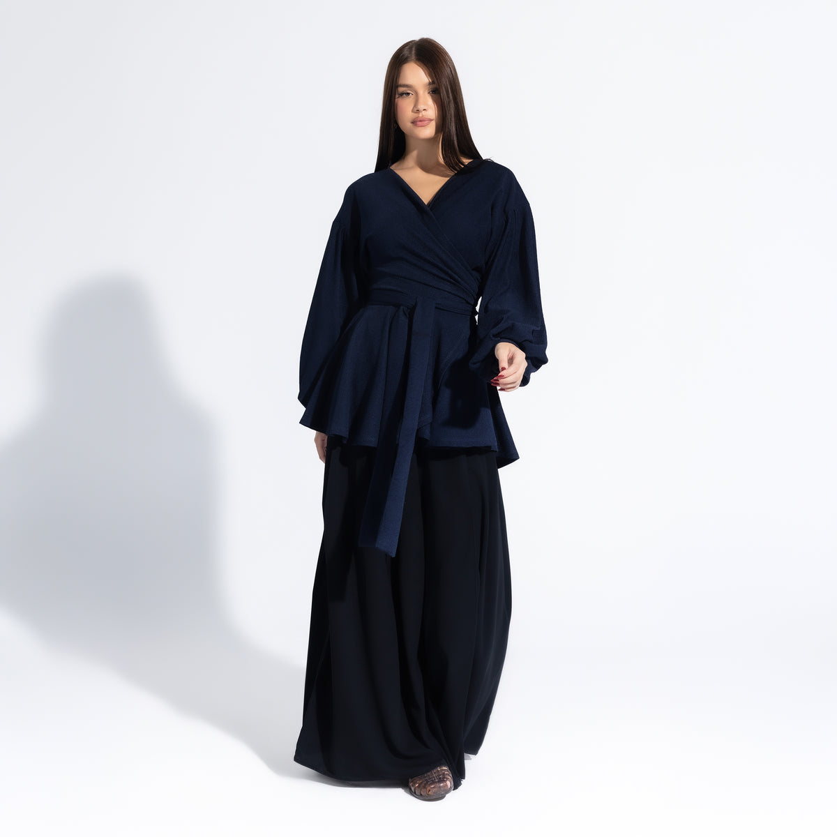 Jolly Blouse | Navy Black Swan Fashion