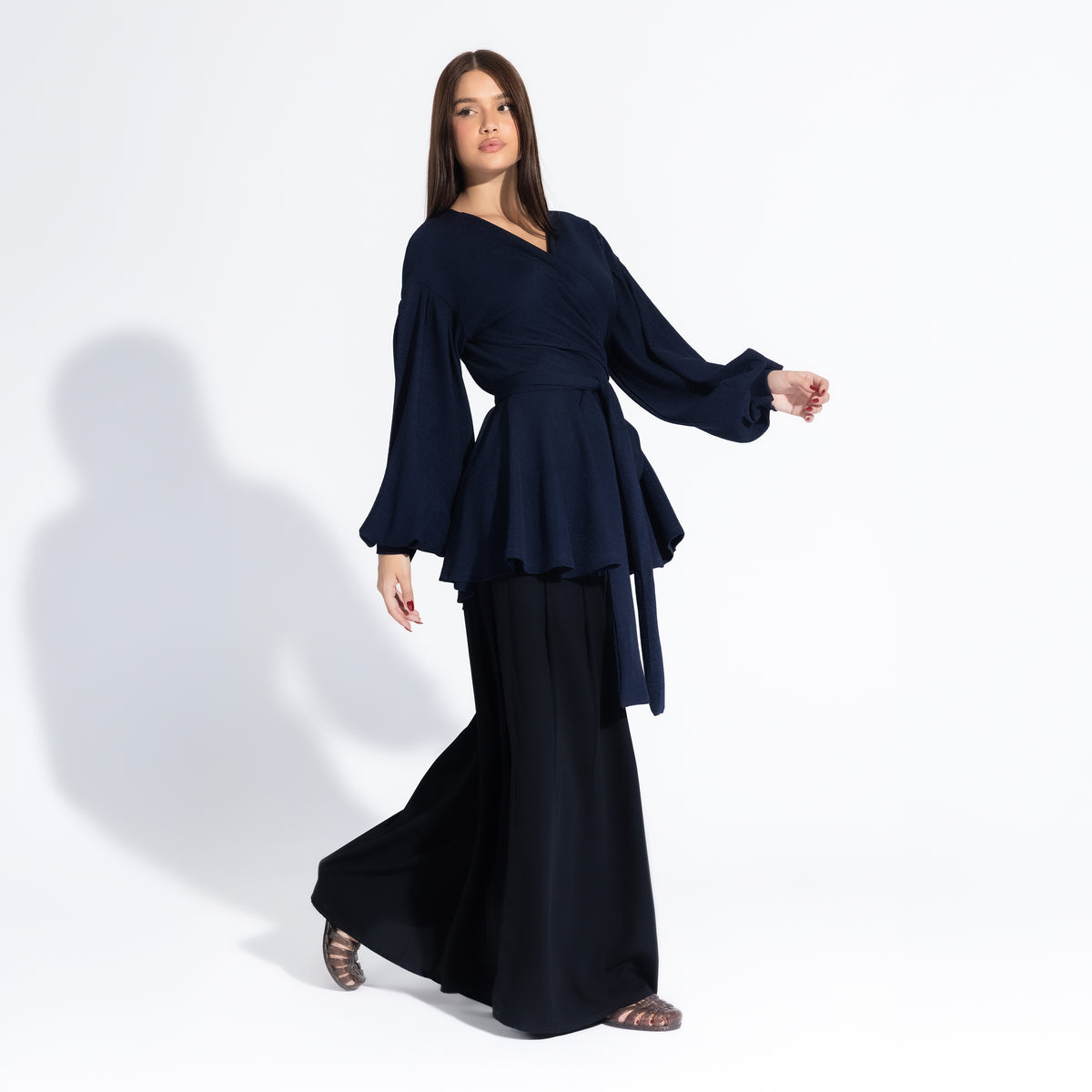 Jolly Blouse | Navy Black Swan Fashion