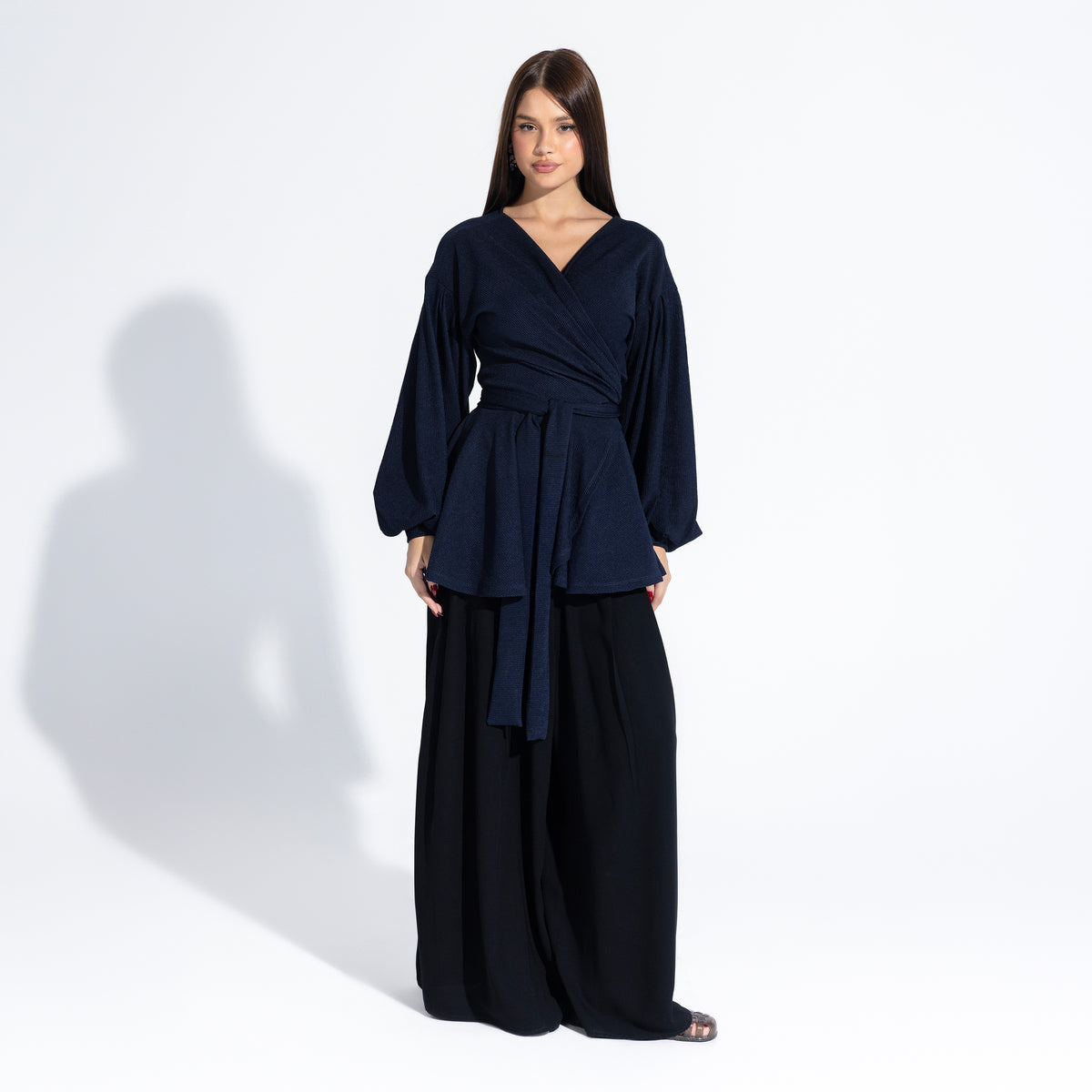 Jolly Blouse | Navy Black Swan Fashion