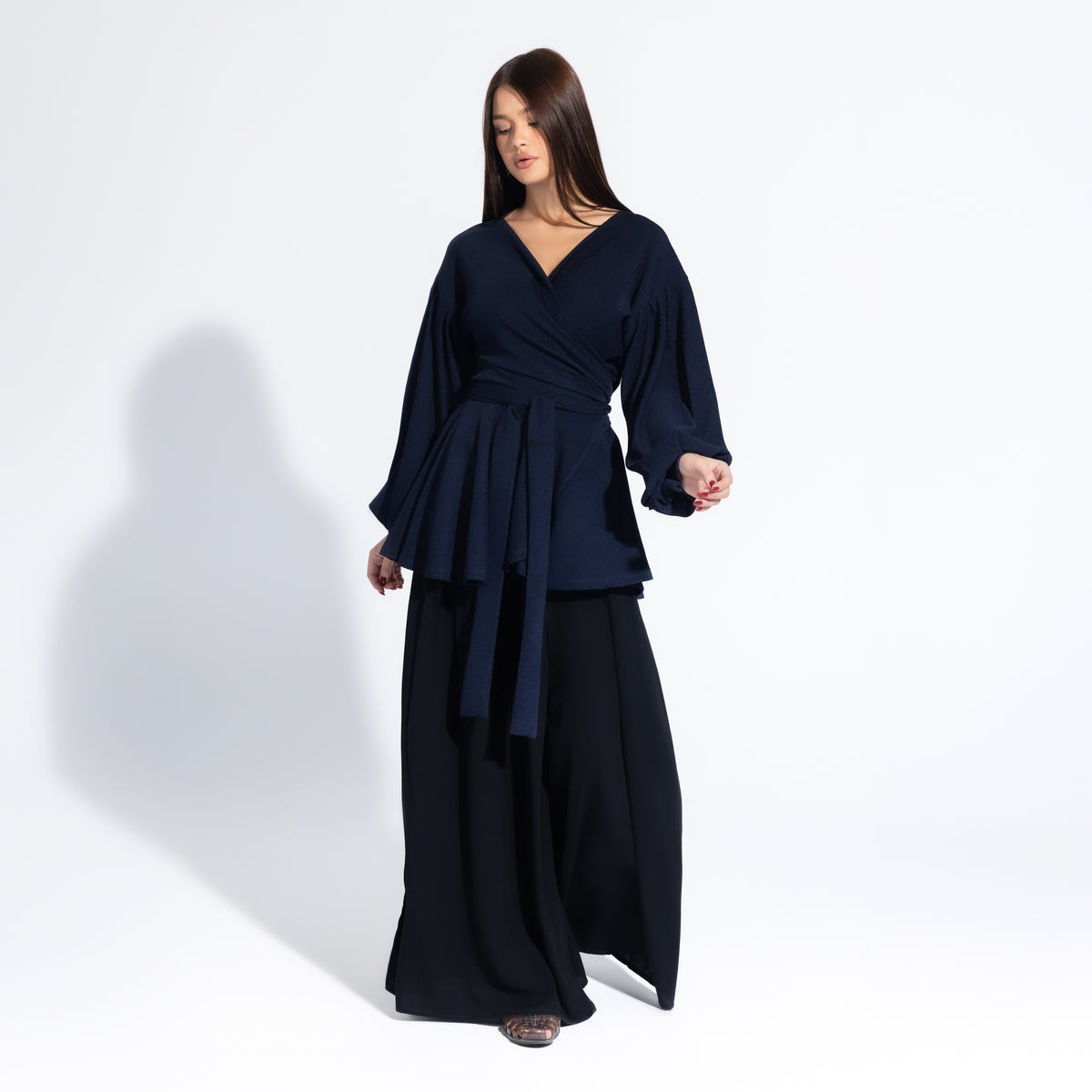 Jolly Blouse | Navy Black Swan Fashion
