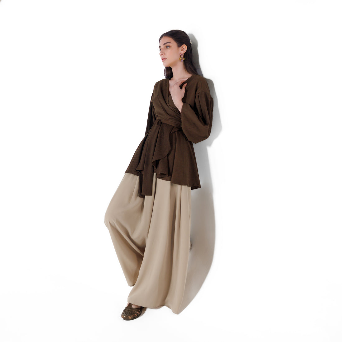 Jolly blouse | Cacao Brown My Store