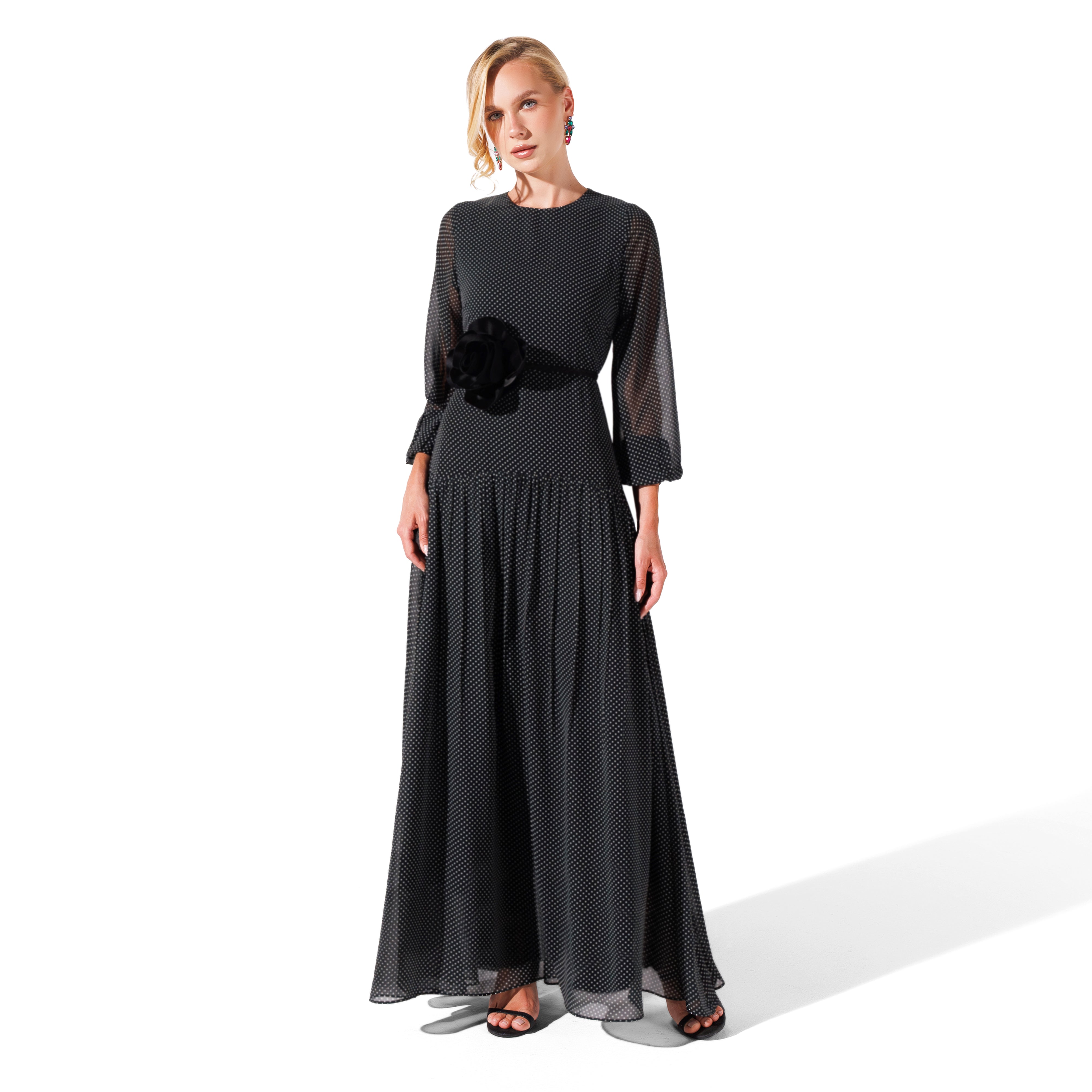 Kali Dress | BlackXPolkaDots Black Swan Fashion