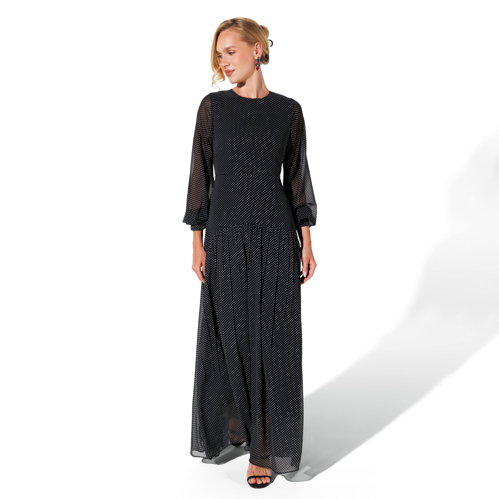 Kali Dress | BlackXPolkaDots Black Swan Fashion