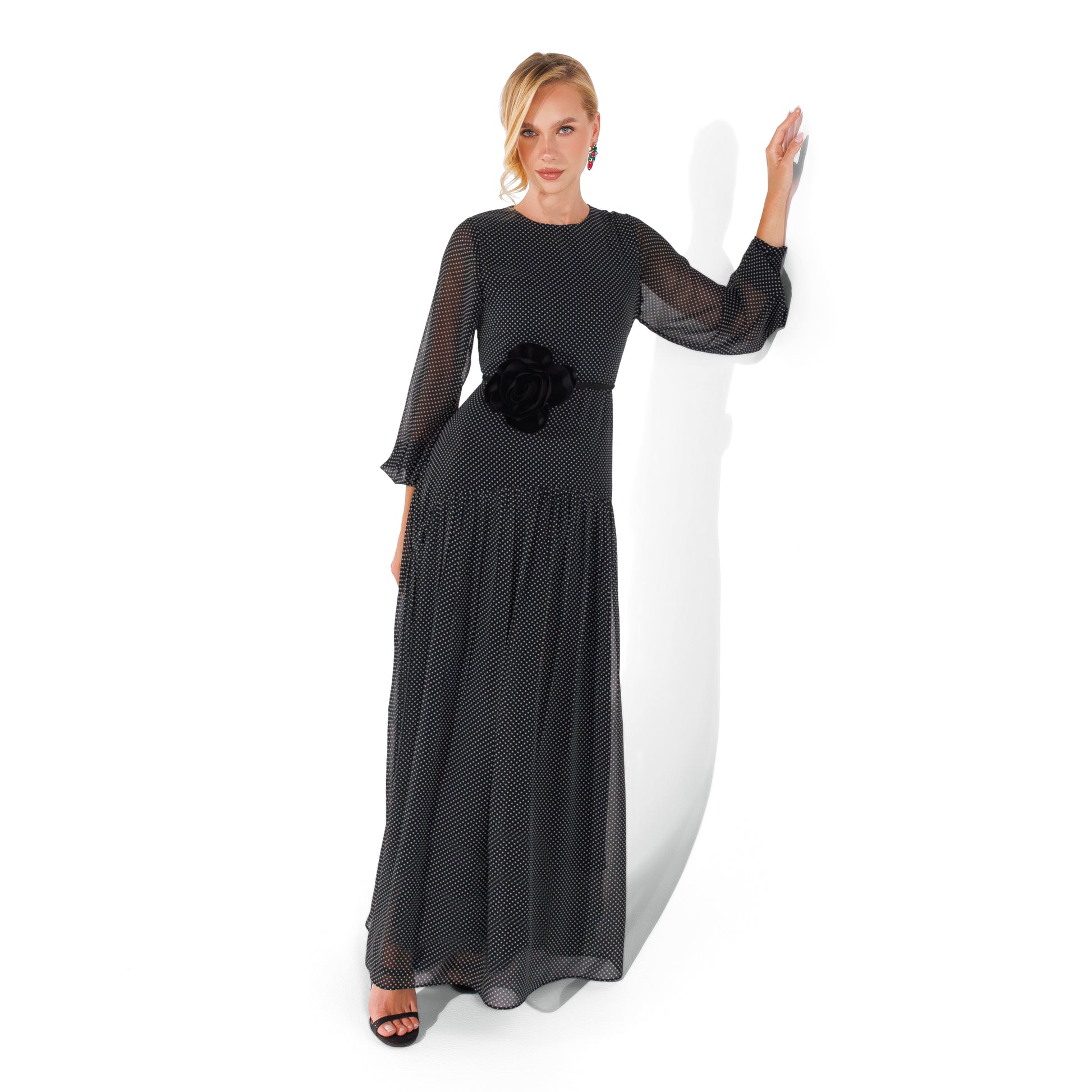 Kali Dress | BlackXPolkaDots Black Swan Fashion