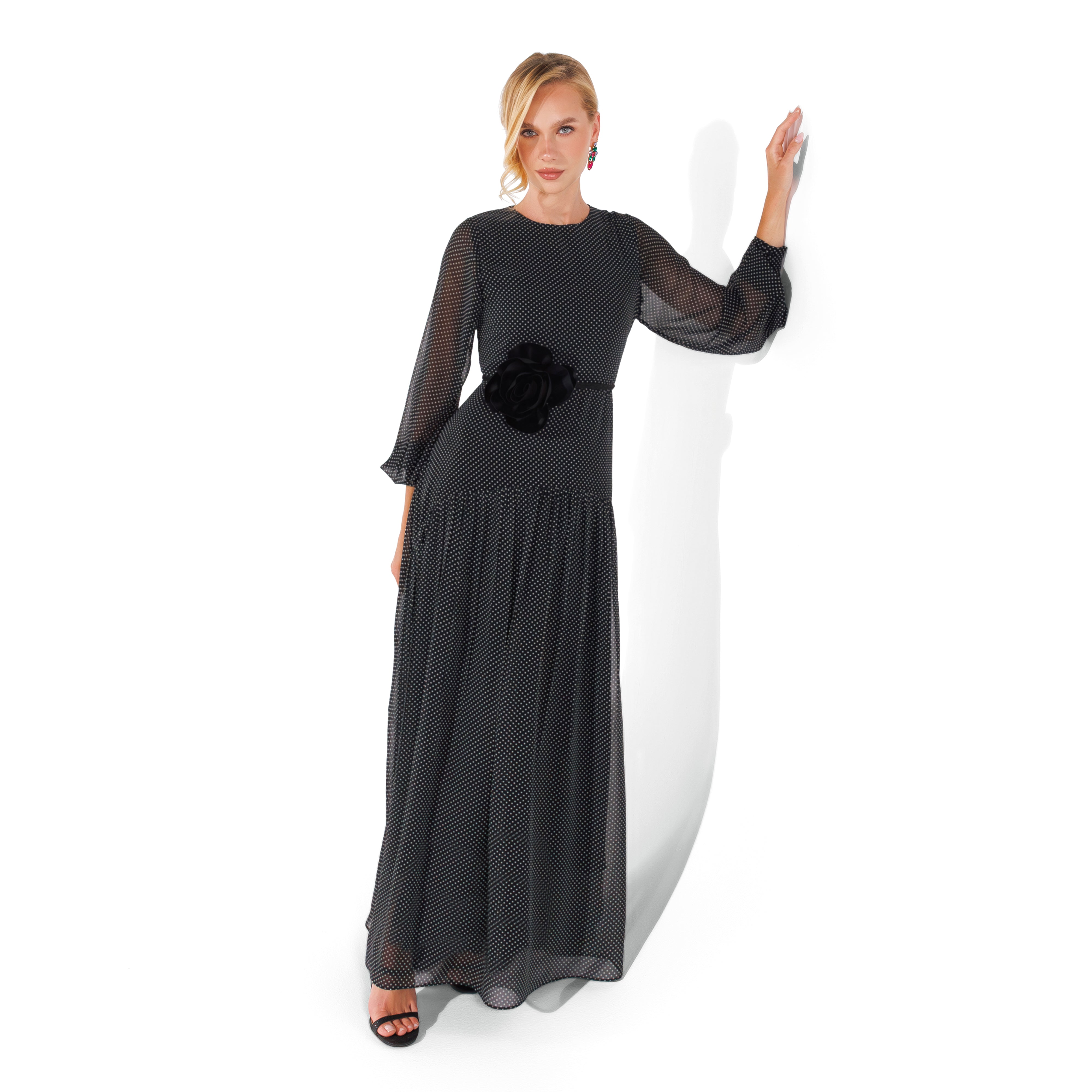 Kali Dress | BlackXPolkaDots Black Swan Fashion