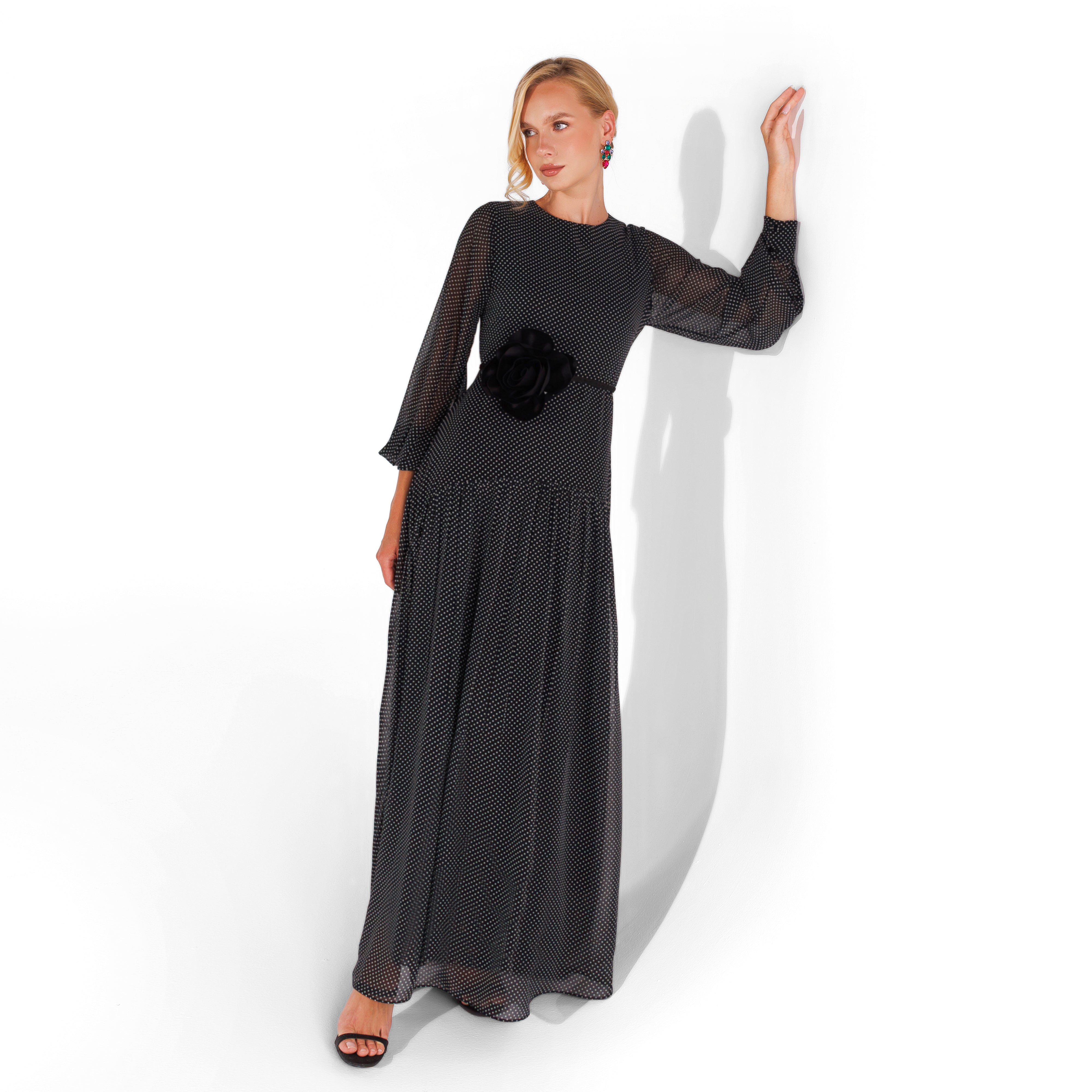 Kali Dress | BlackXPolkaDots Black Swan Fashion