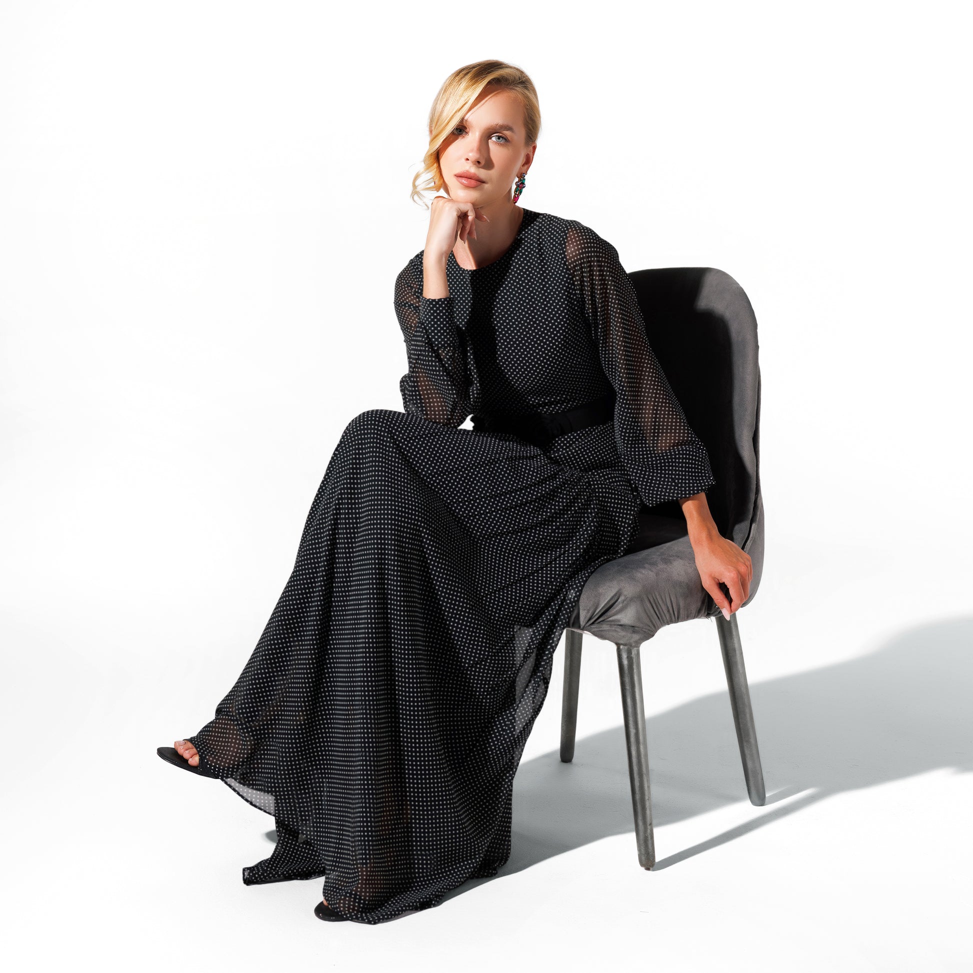 Kali Dress | BlackXPolkaDots Black Swan Fashion