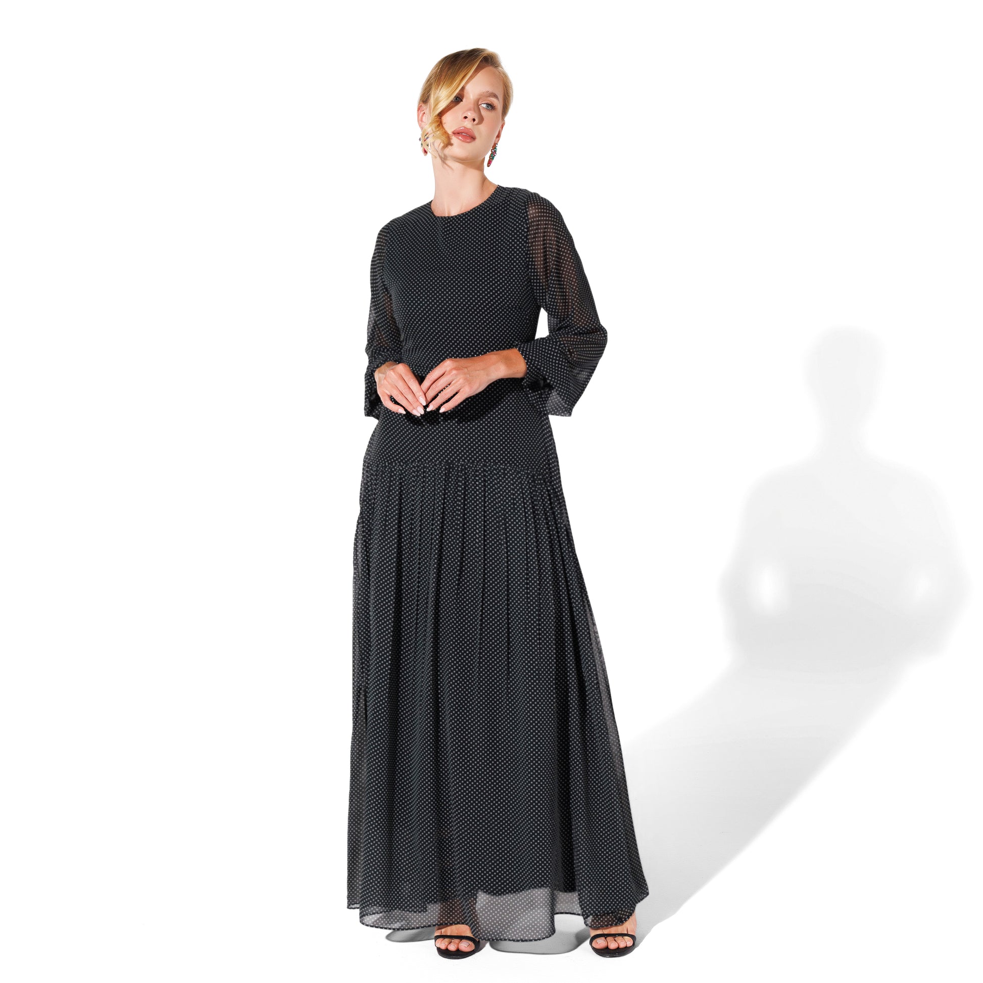 Kali Dress | BlackXPolkaDots Black Swan Fashion