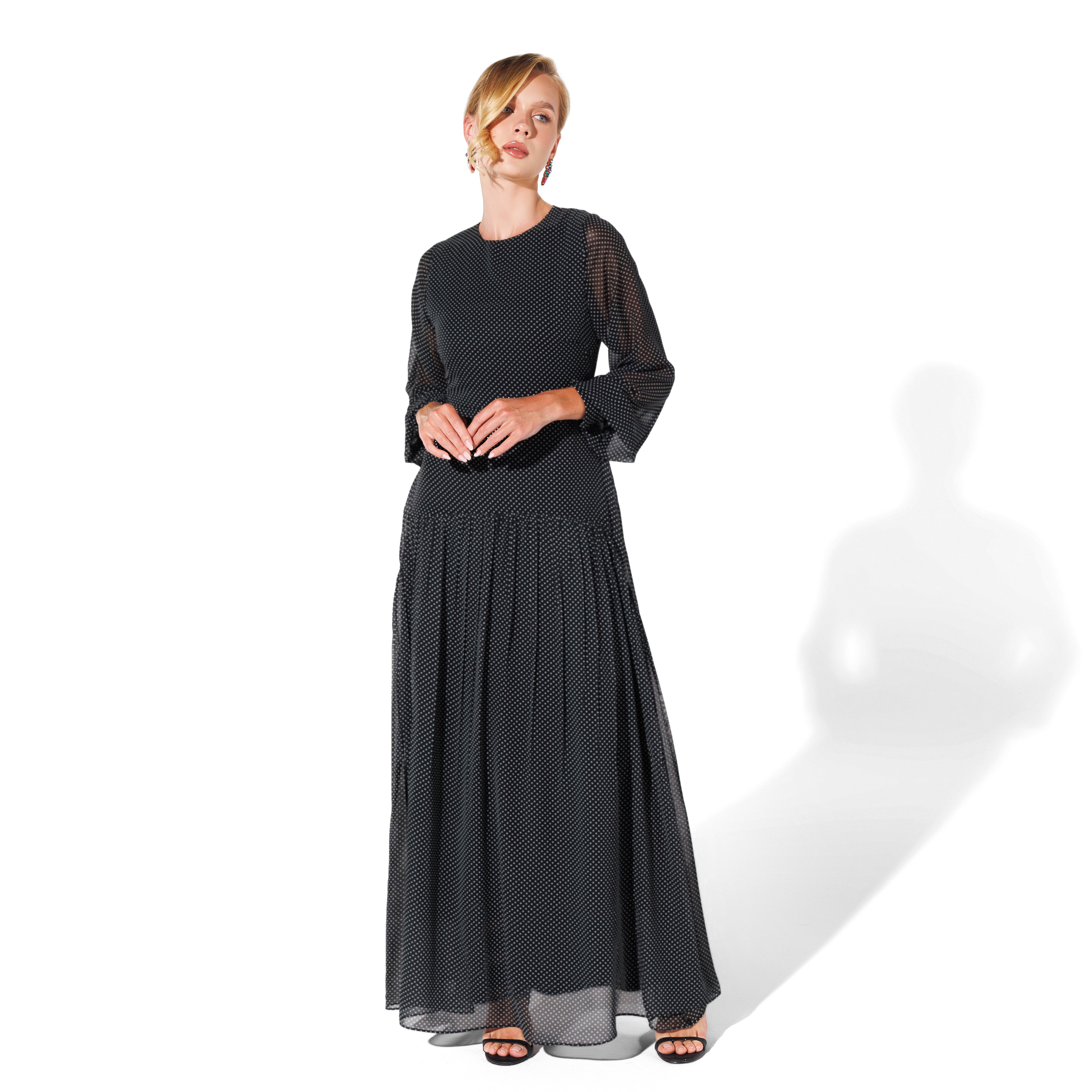 Kali Dress | BlackXPolkaDots Black Swan Fashion