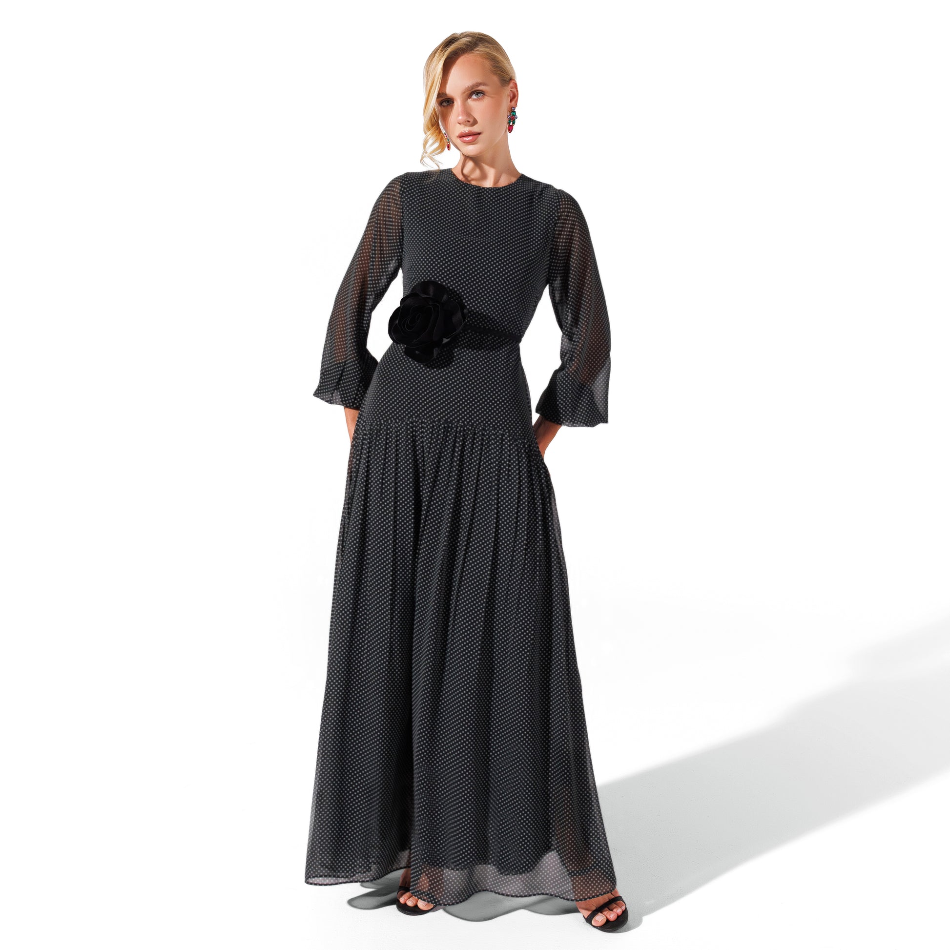 Kali Dress | BlackXPolkaDots Black Swan Fashion