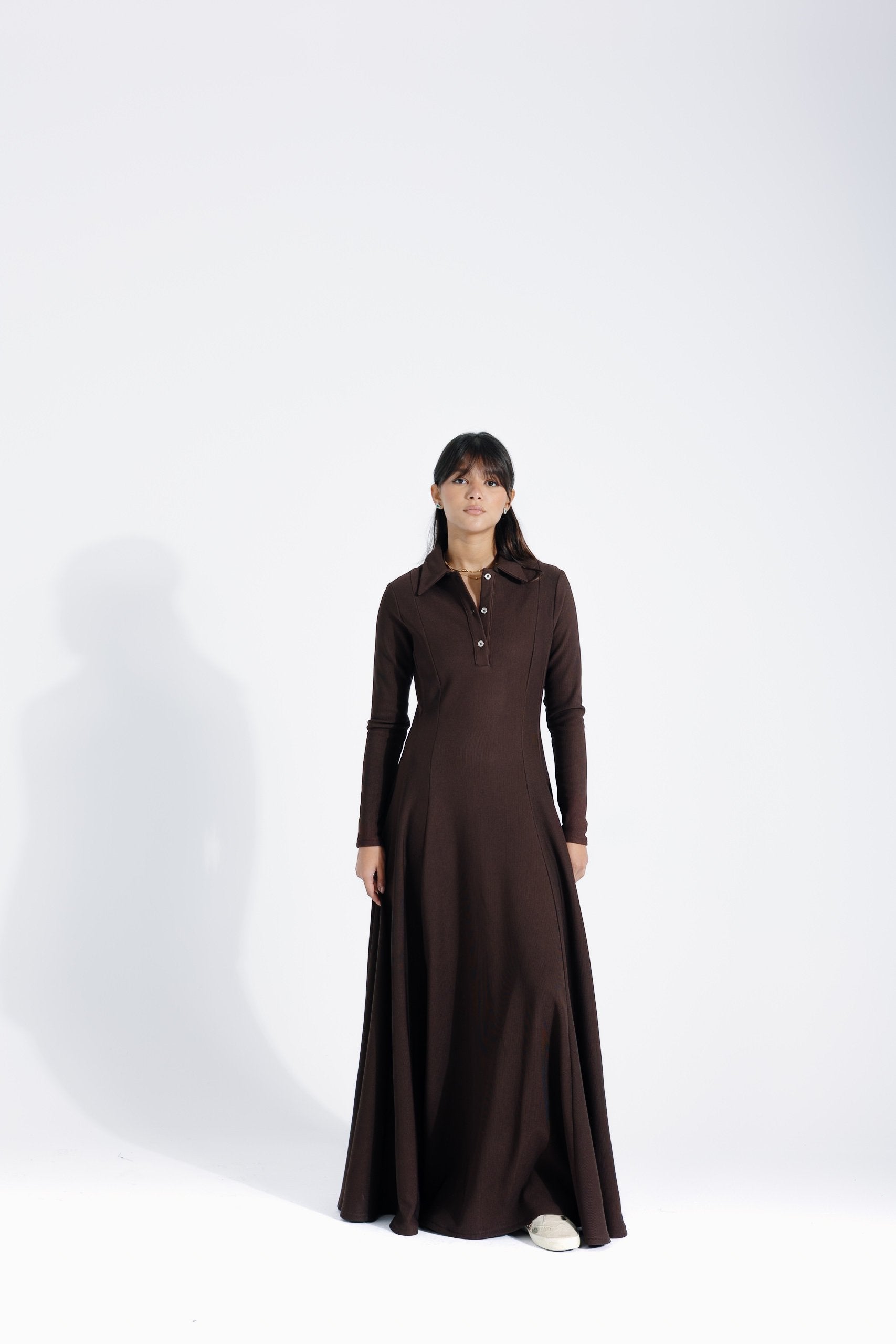 Kate Dress | Chocolate Brown