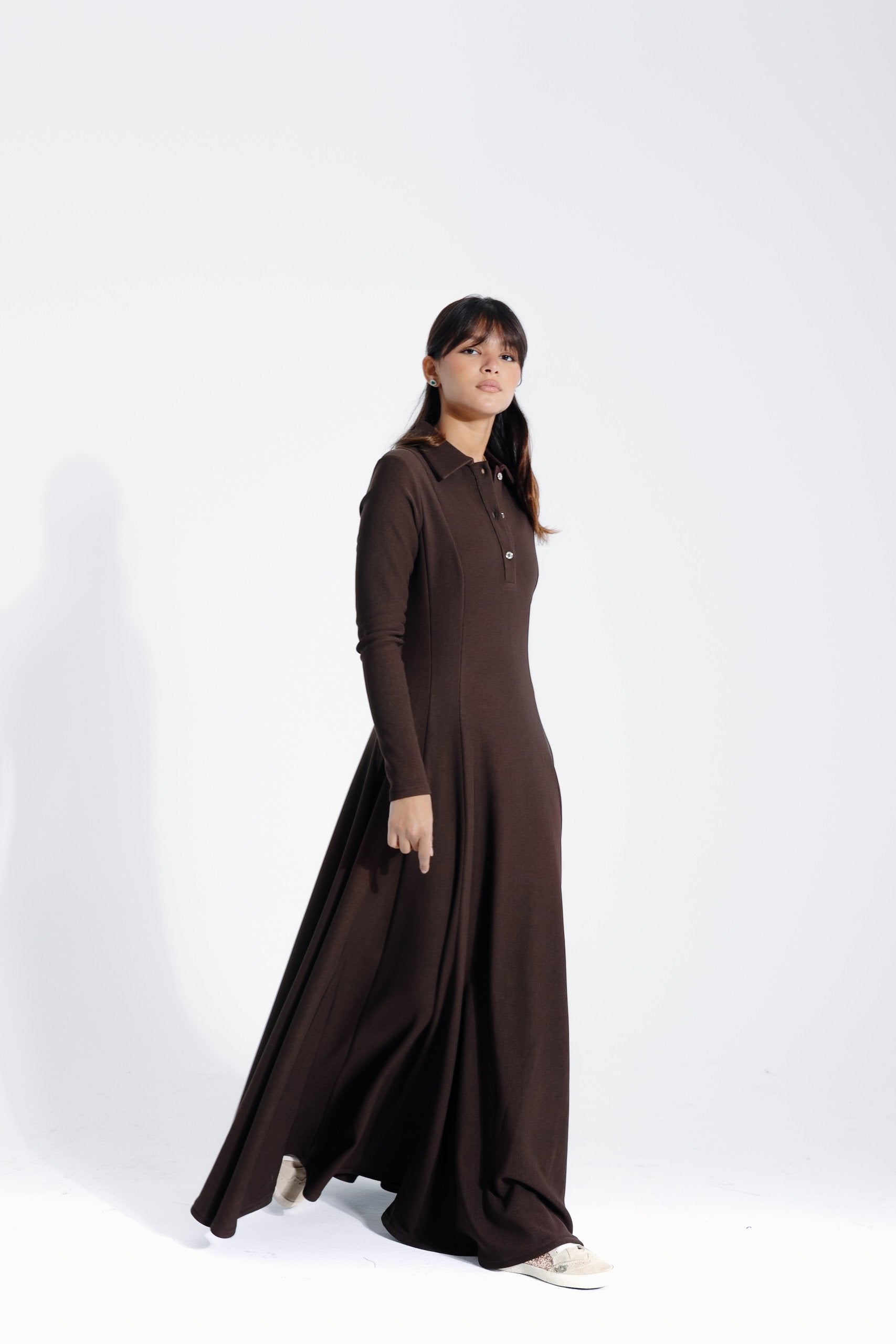 Kate Dress | Chocolate Brown