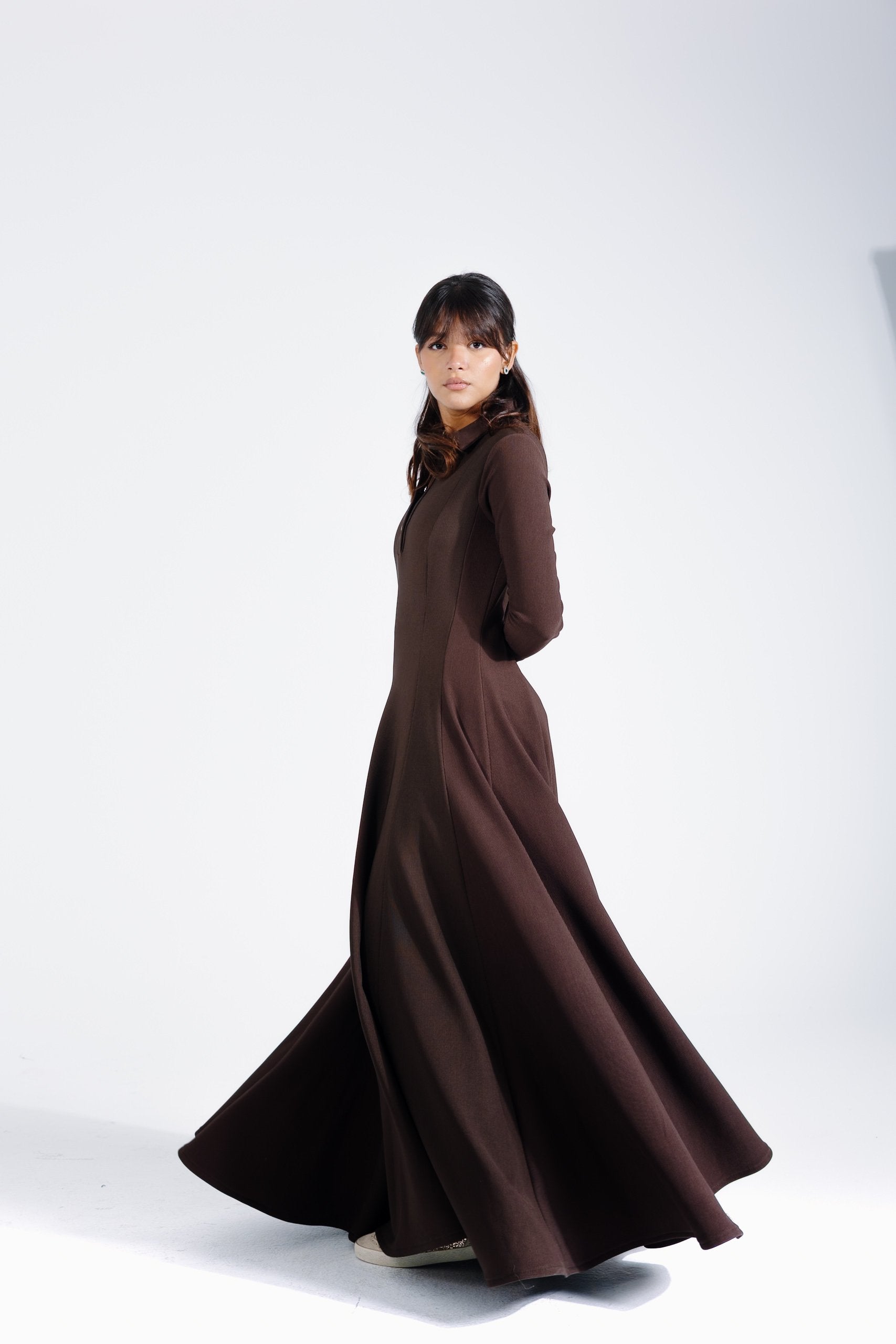 Kate Dress | Chocolate Brown