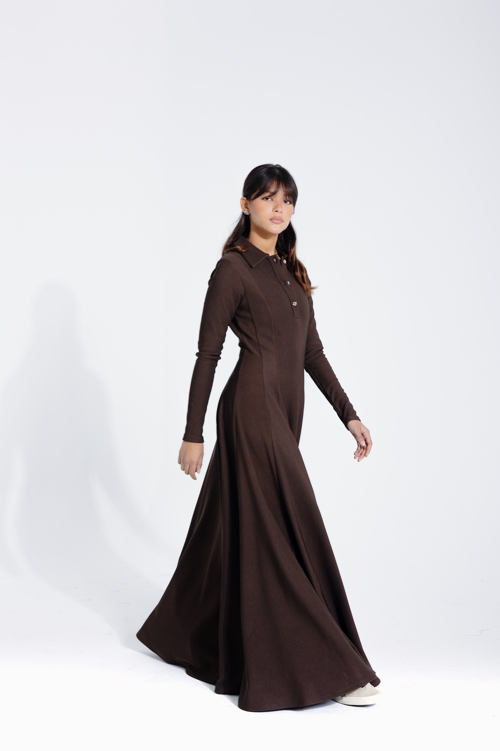 Kate Dress | Chocolate Brown